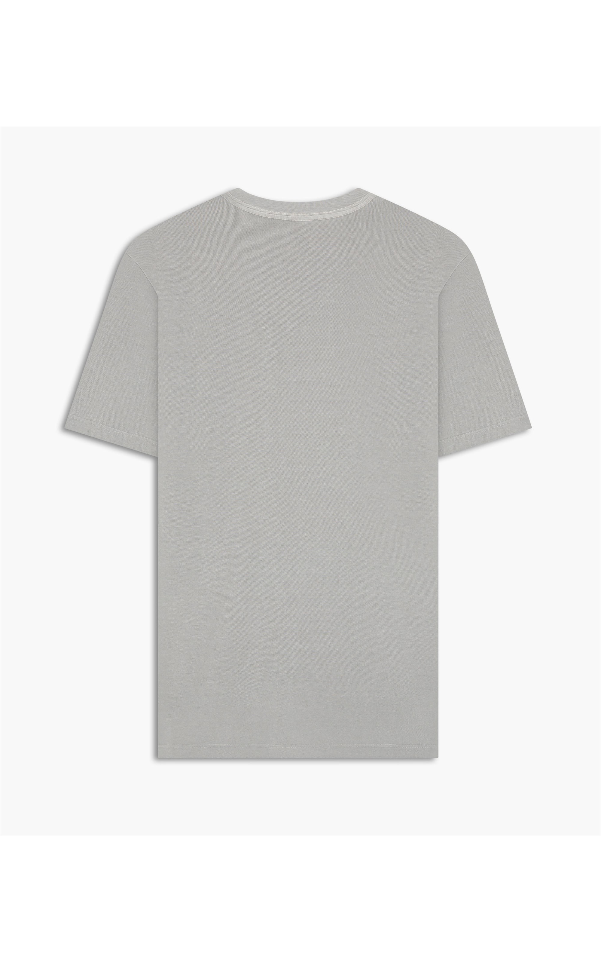 T-Shirt Piquet Washed Mc Prata