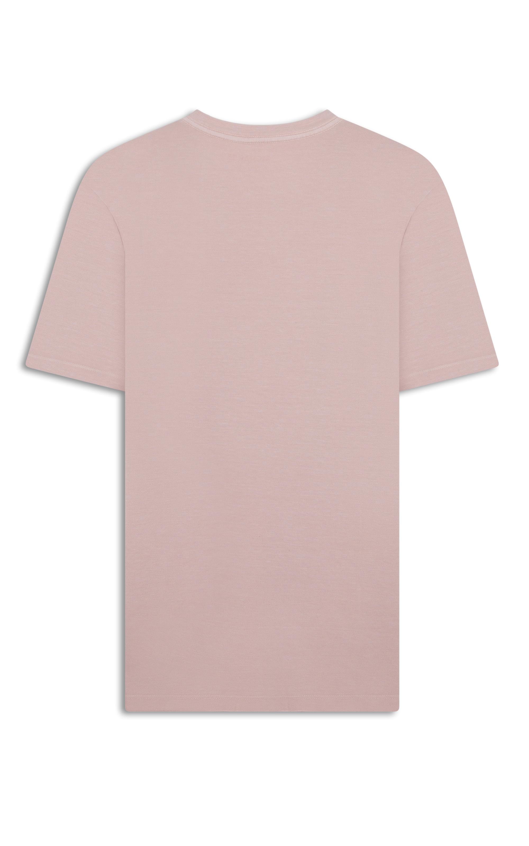 T-Shirt Piquet Washed Mc Rosa