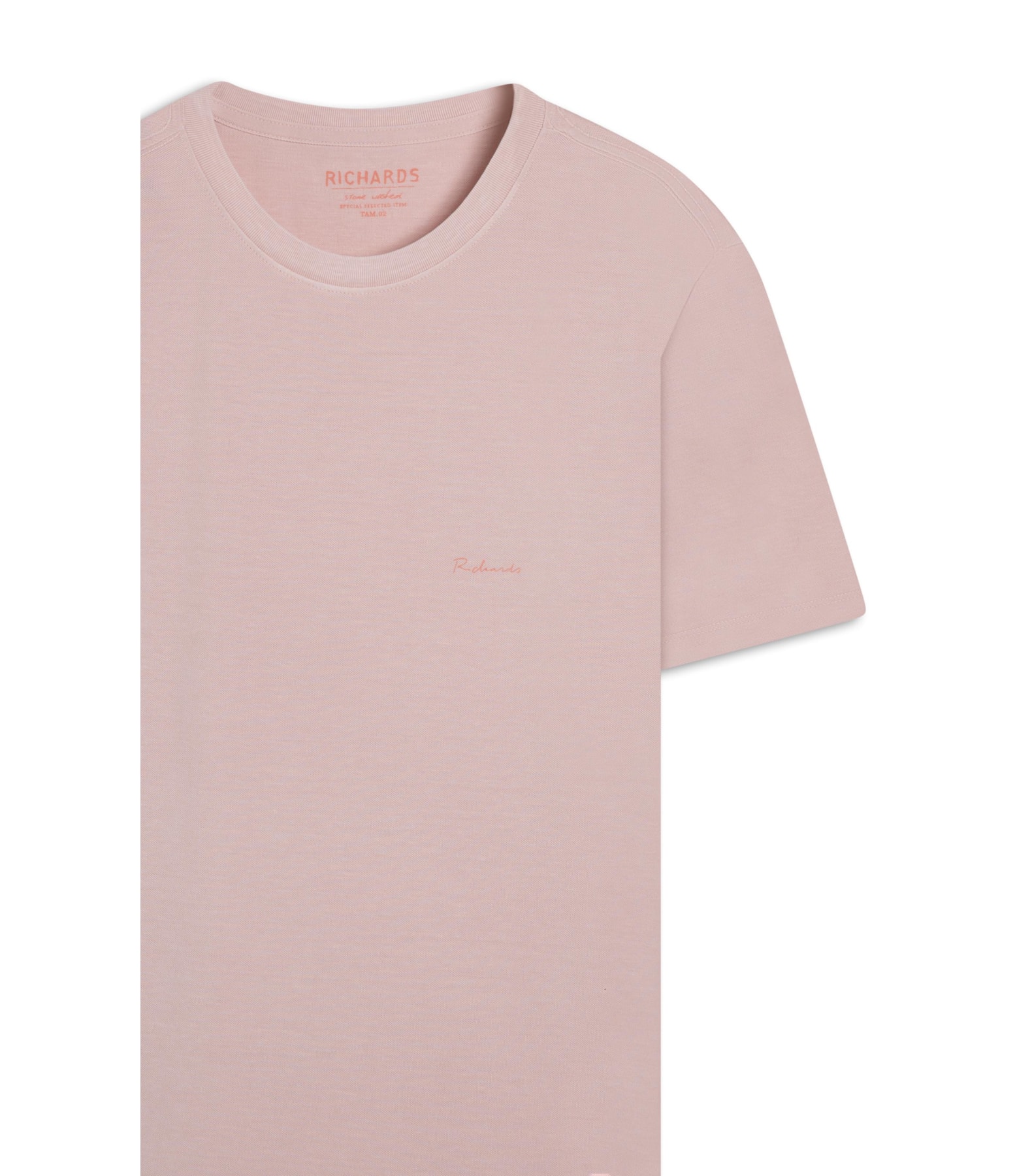 T-Shirt Piquet Washed Mc Rosa