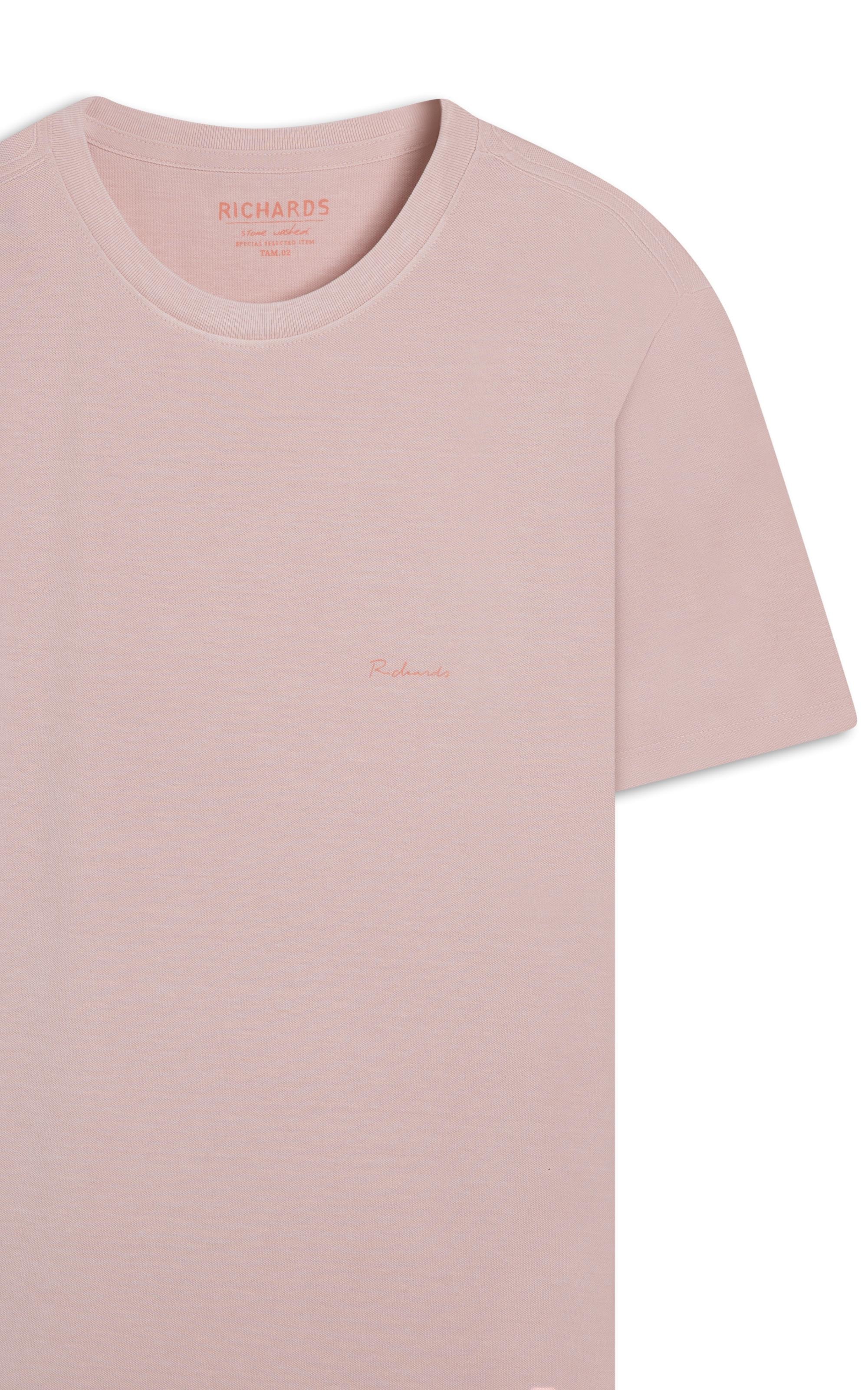 T-Shirt Piquet Washed Mc Rosa