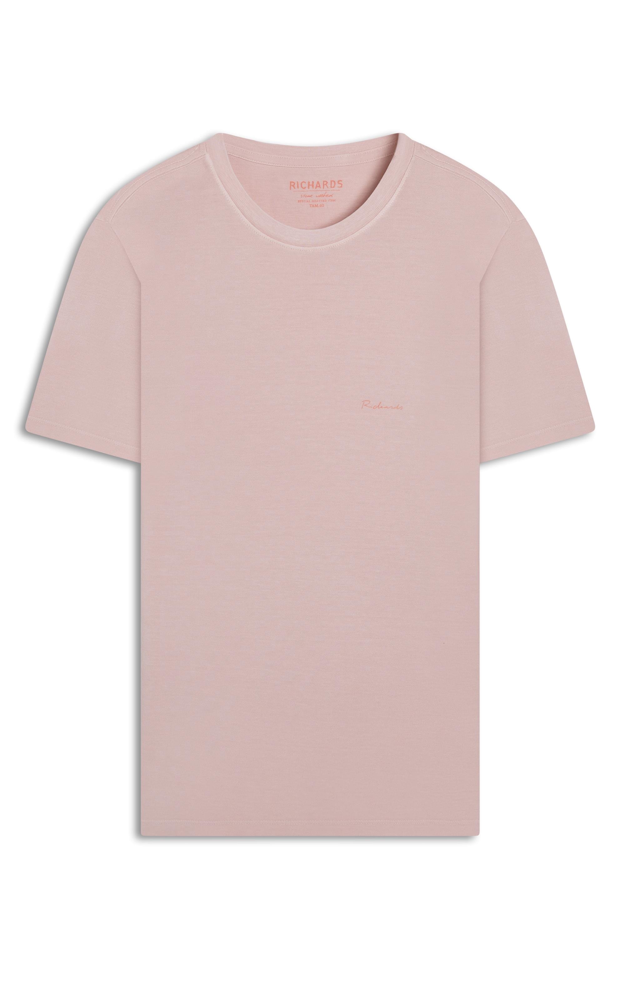 T-Shirt Piquet Washed Mc Rosa