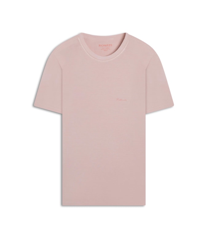 T-Shirt Piquet Washed Mc Rosa