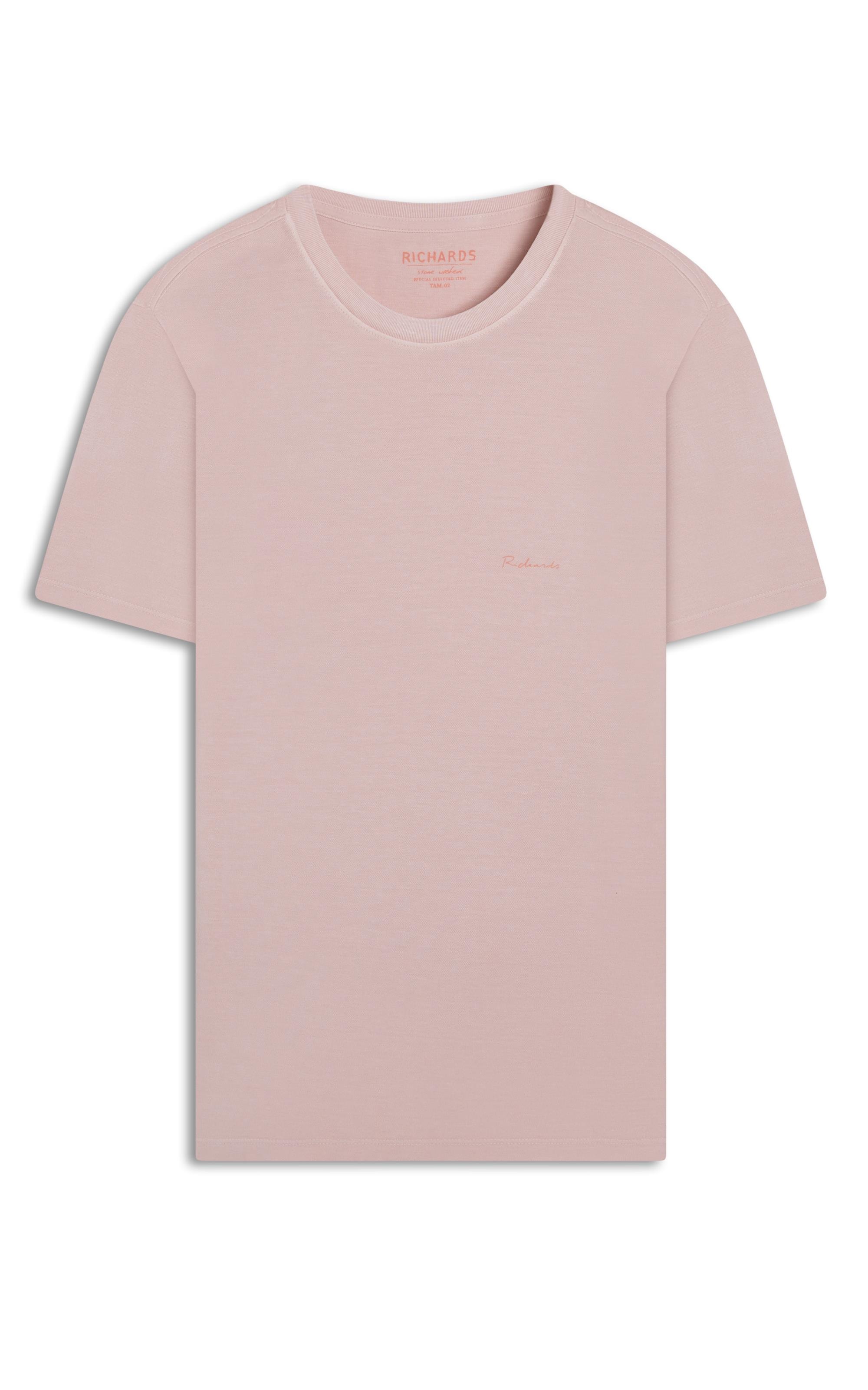 T-Shirt Piquet Washed Mc Rosa