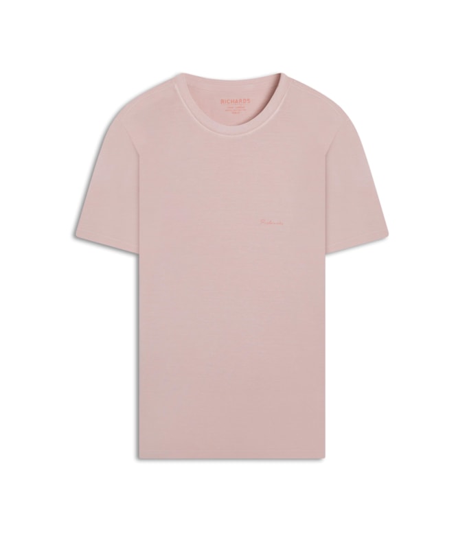 T-Shirt Piquet Washed Mc Rosa