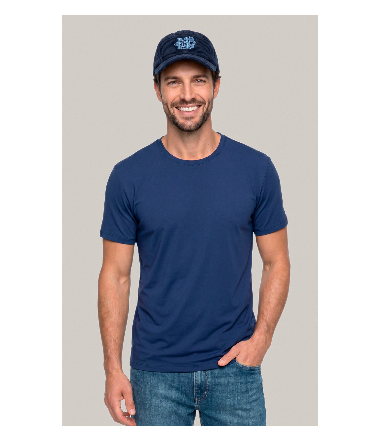 T-Shirt Poliamida Issey Mc Bf Marinho