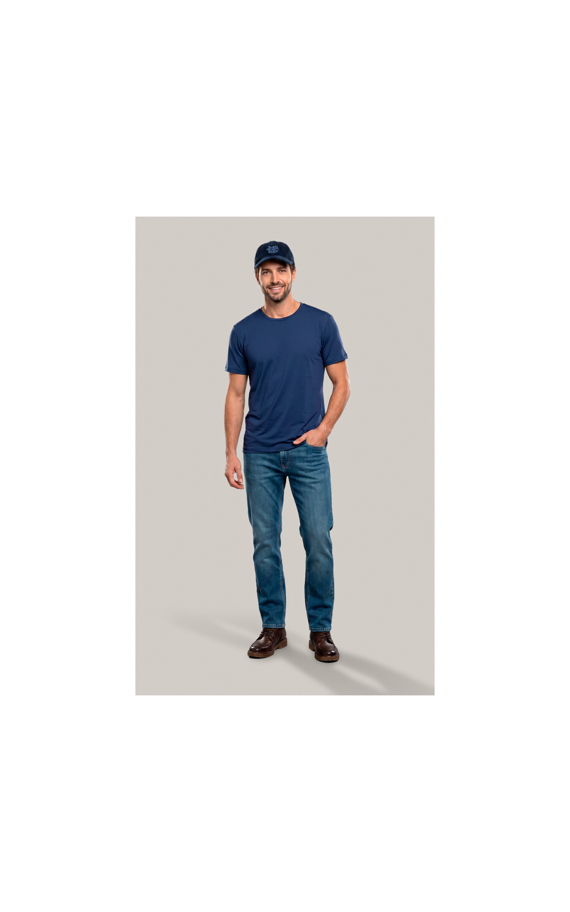 T-Shirt Poliamida Issey Mc Bf Marinho