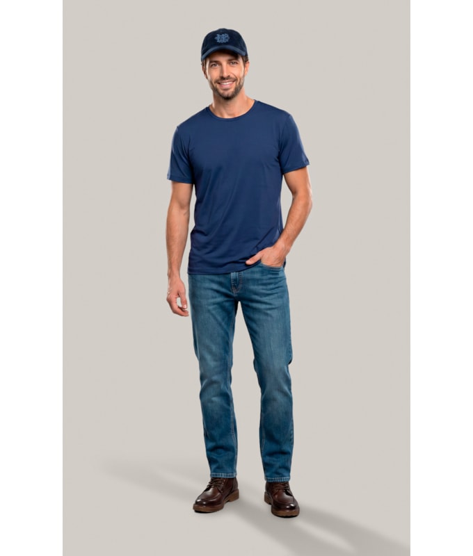 T-Shirt Poliamida Issey Mc Bf Marinho