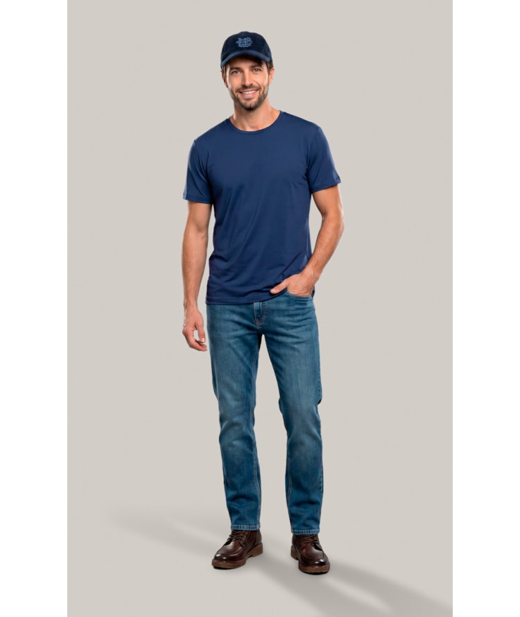 T-Shirt Poliamida Issey Mc Bf Marinho