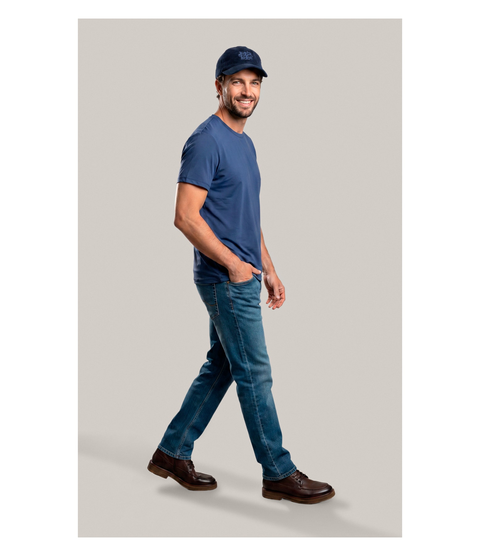 T-Shirt Poliamida Issey Mc Bf Marinho