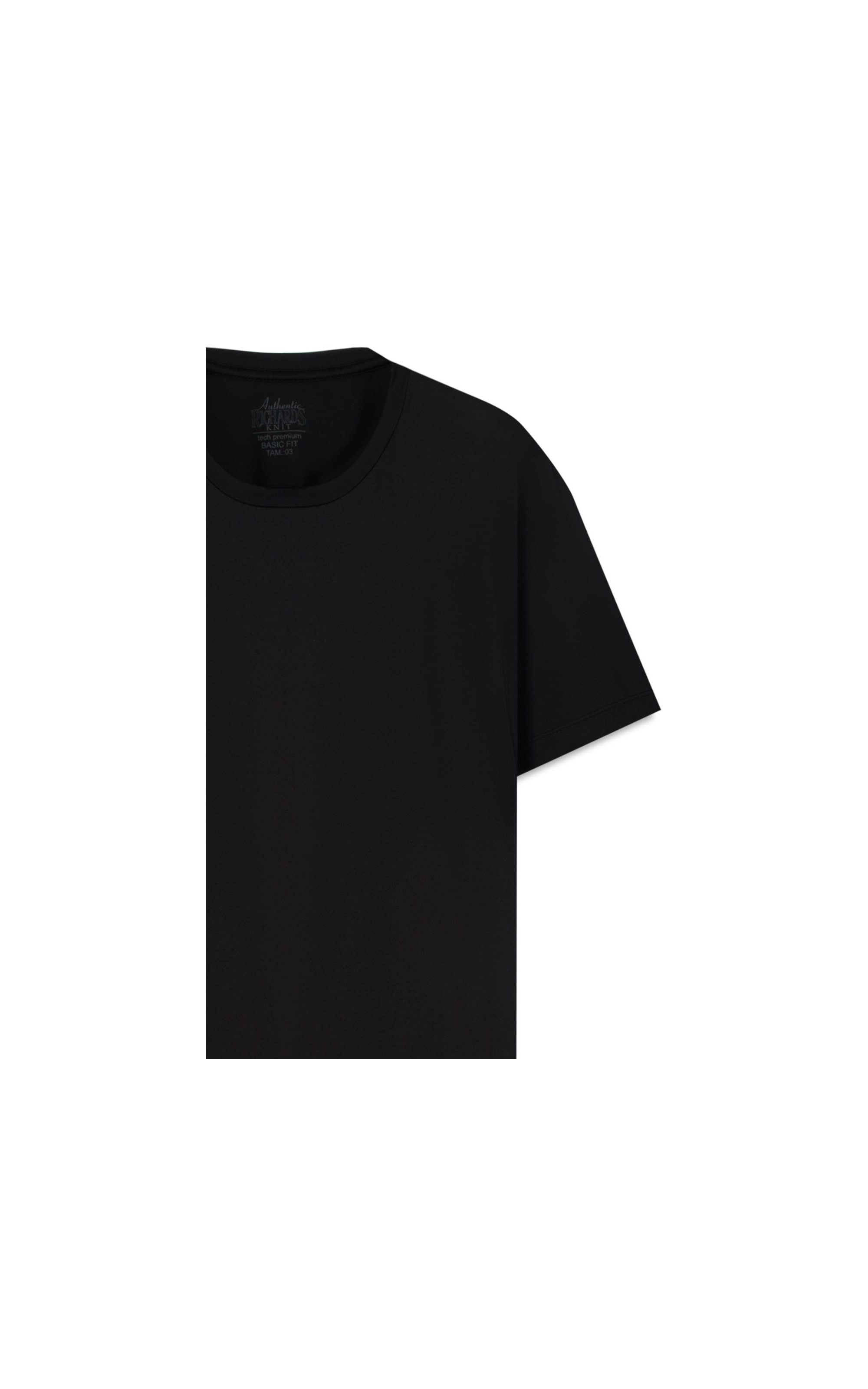 T-Shirt Poliamida Issey Mc Bf Preto