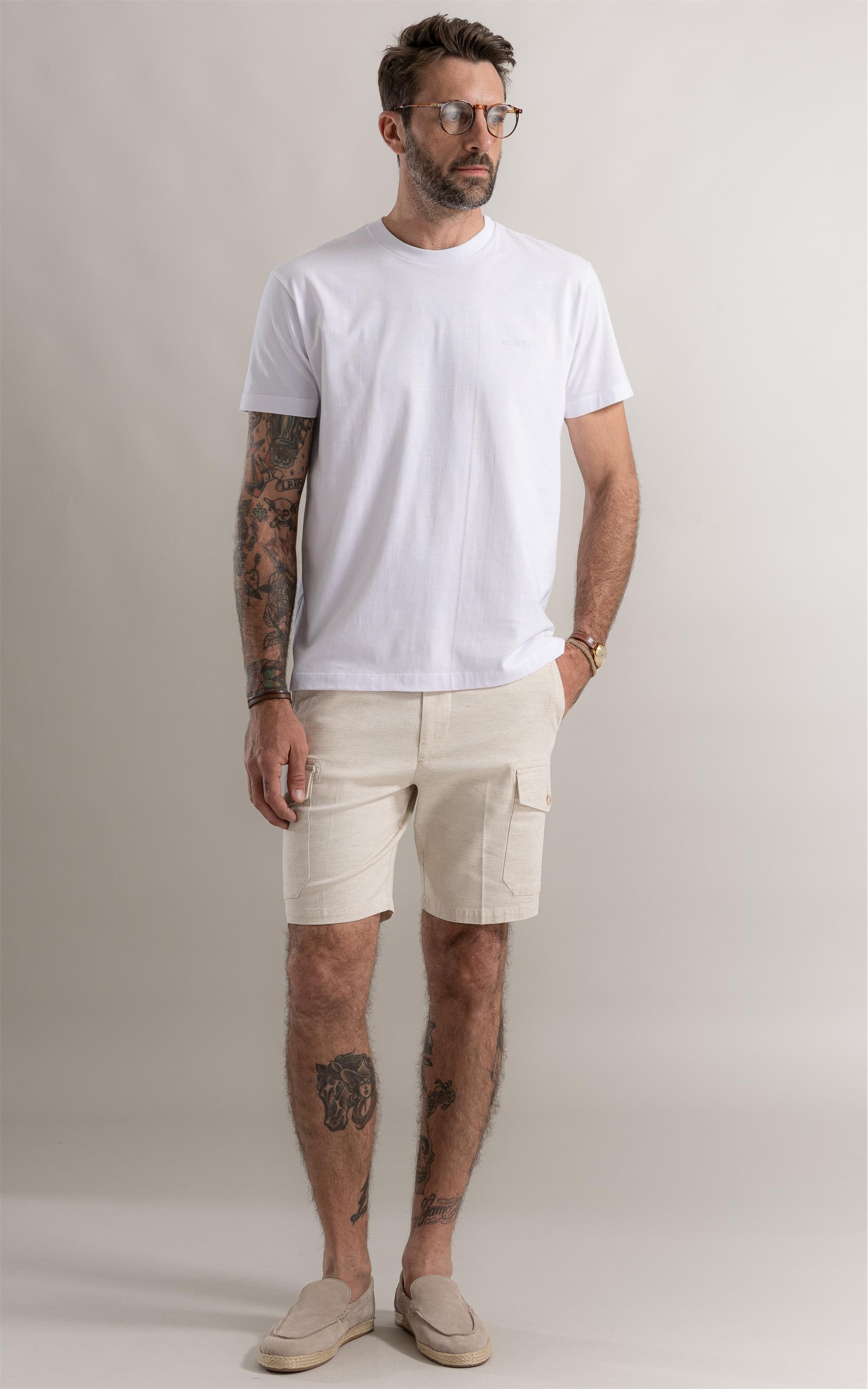 T-Shirt Postais Colagem Branco