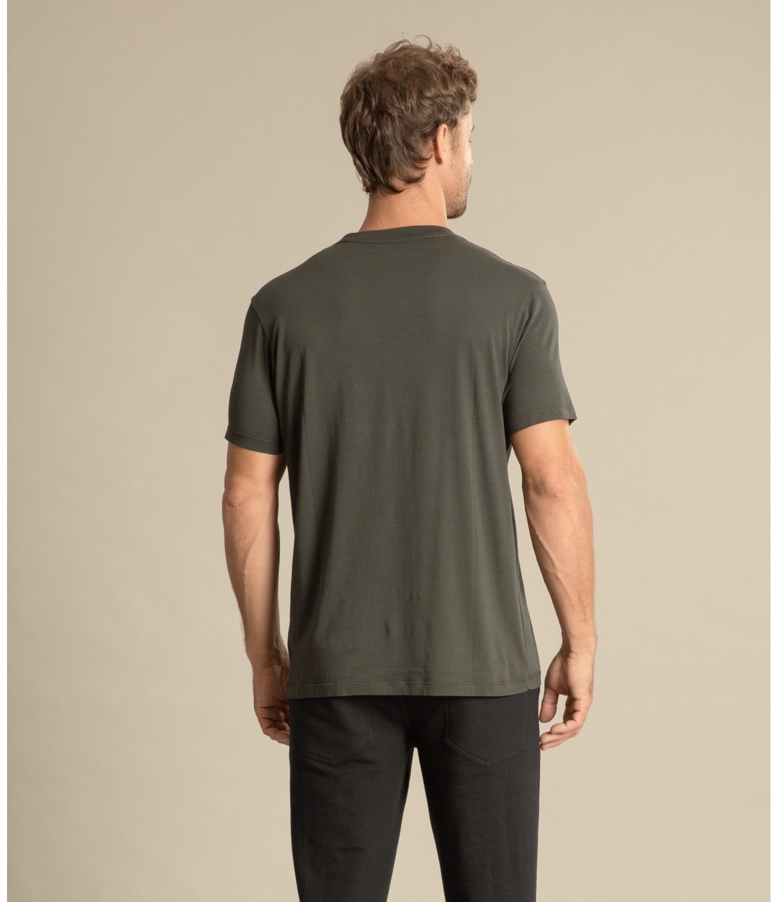 T-Shirt Premium Pima Mc Verde Militar