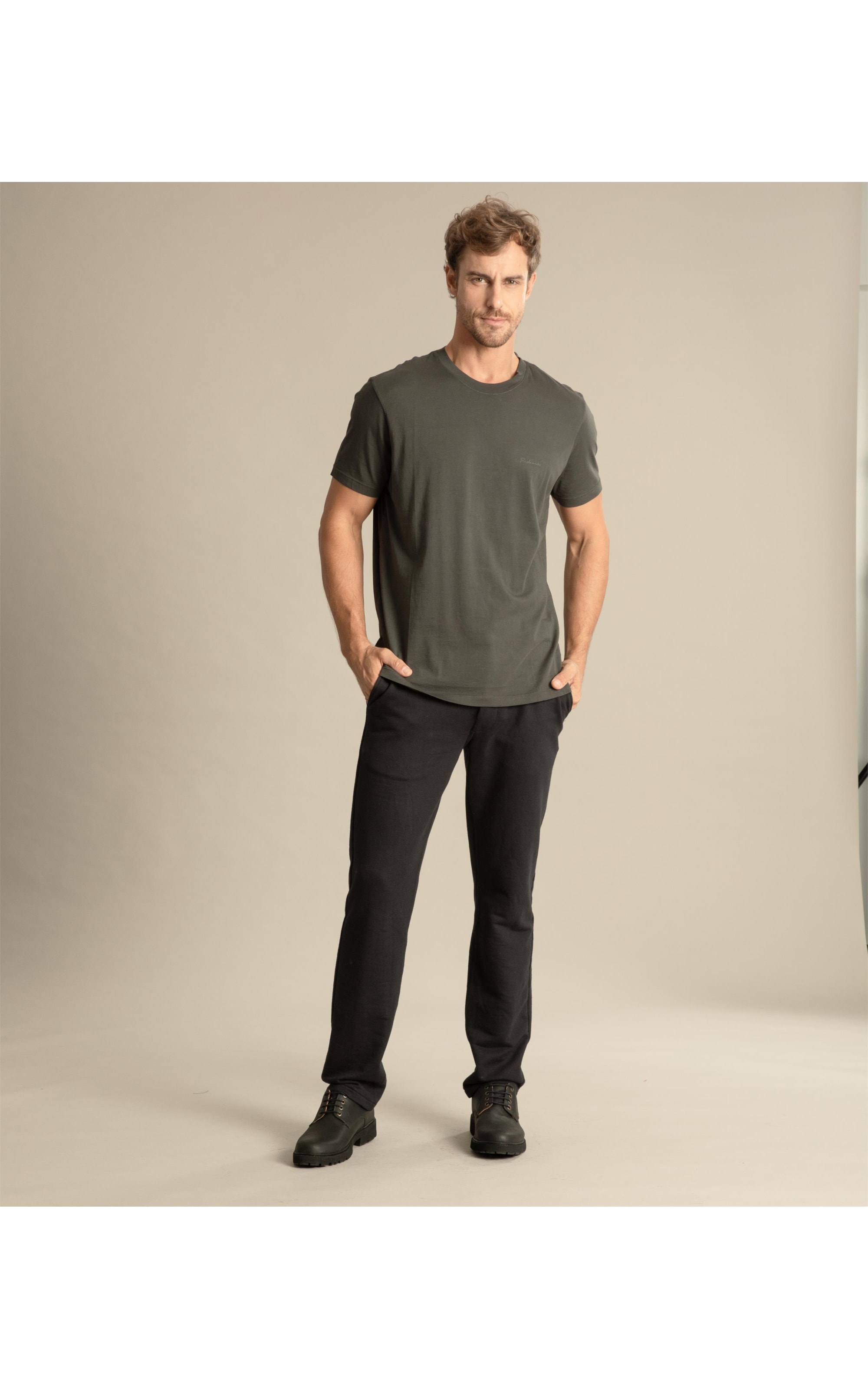 T-Shirt Premium Pima Mc Verde Militar