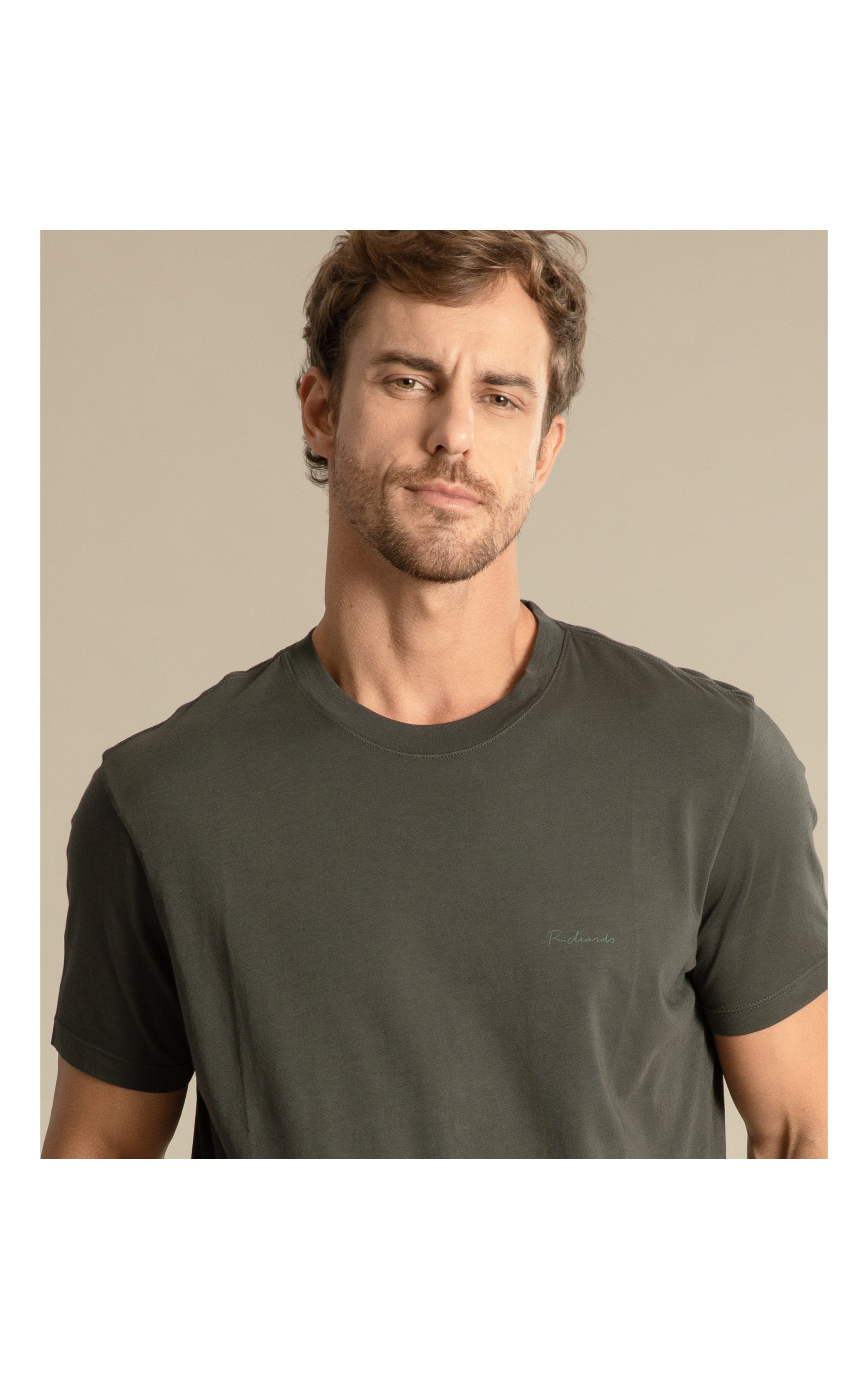 T-Shirt Premium Pima Mc Verde Militar