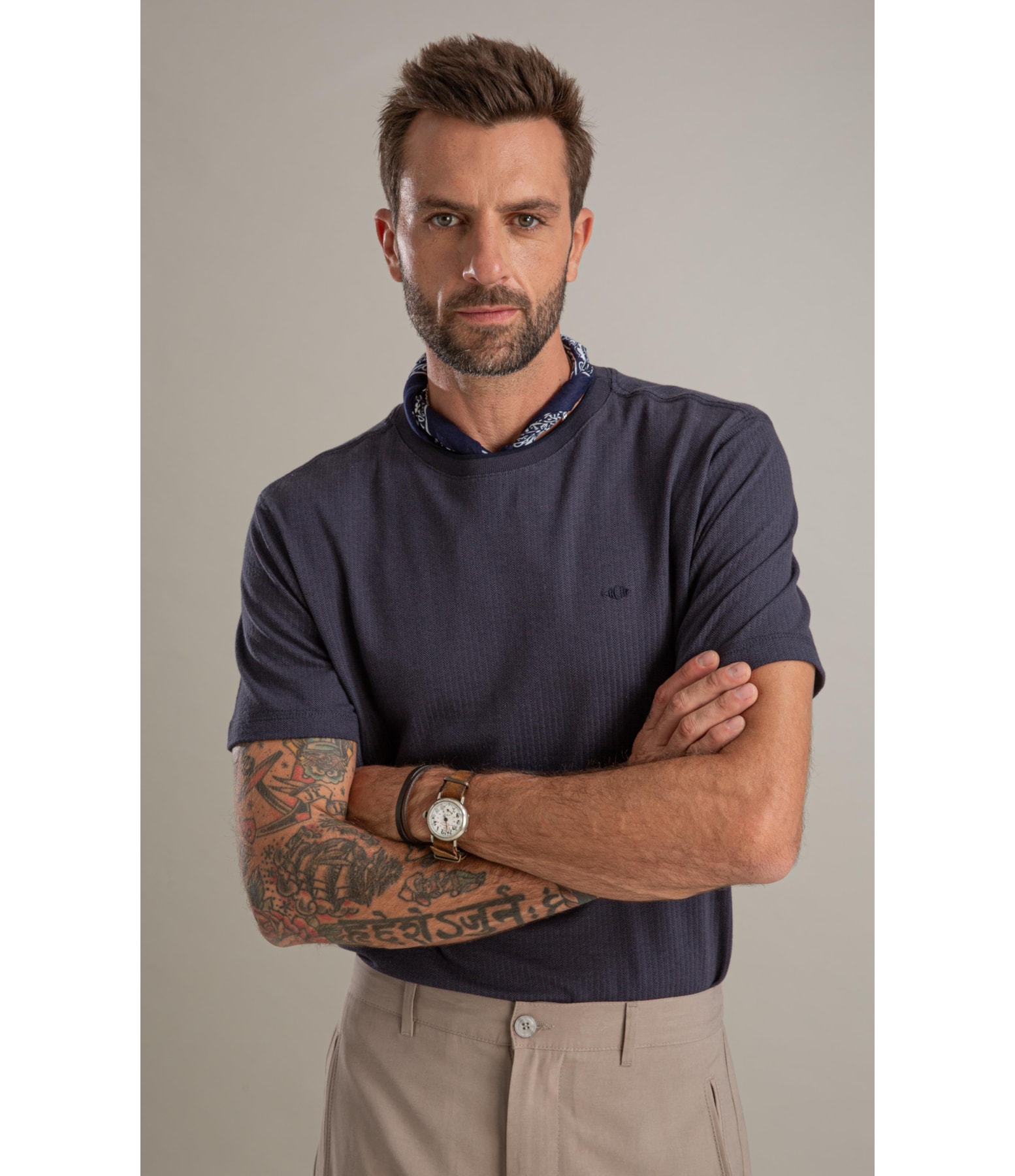 T-Shirt Raio de Sol Mc Bf Marinho