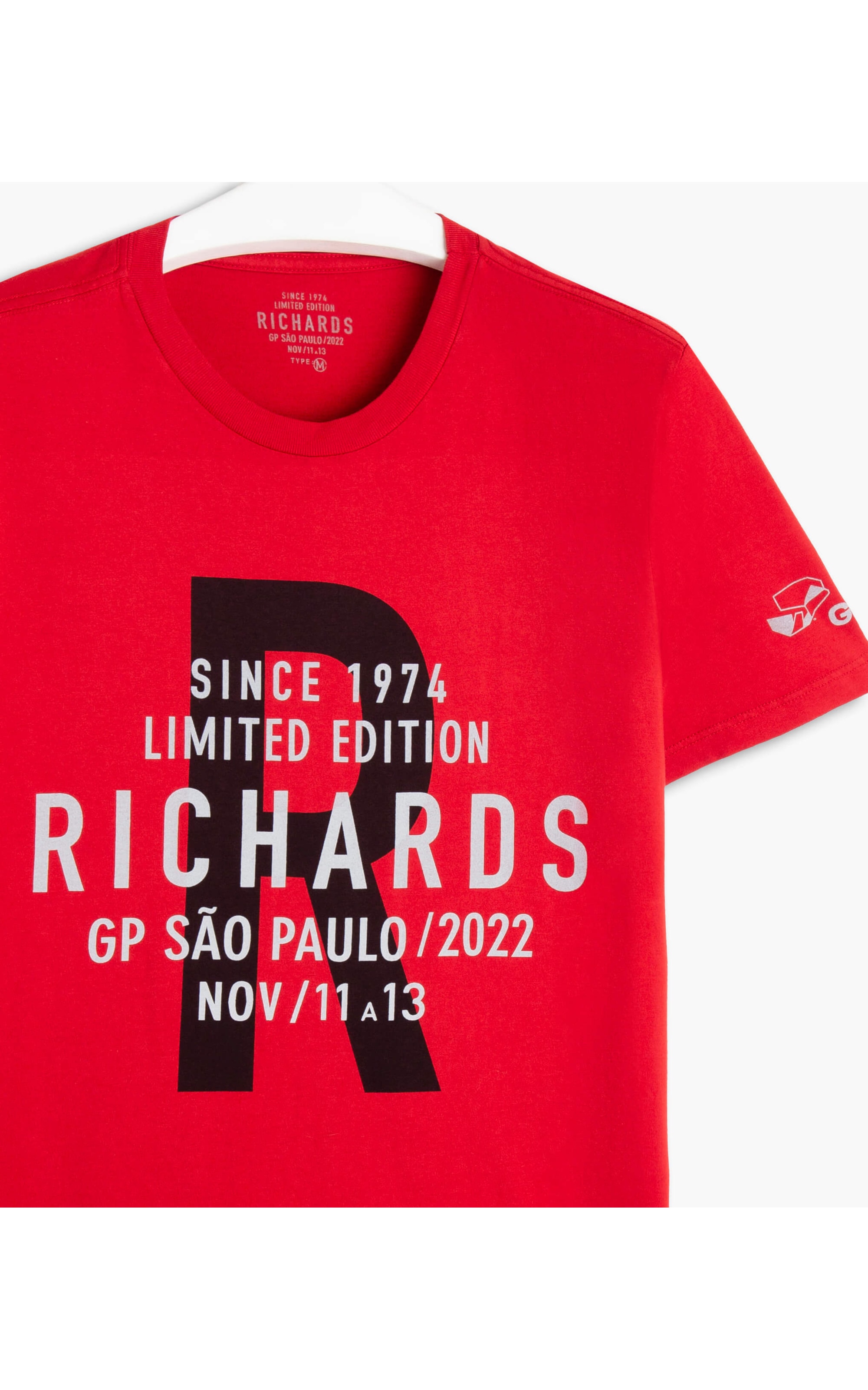 T-Shirt Rch Gp Vermelho