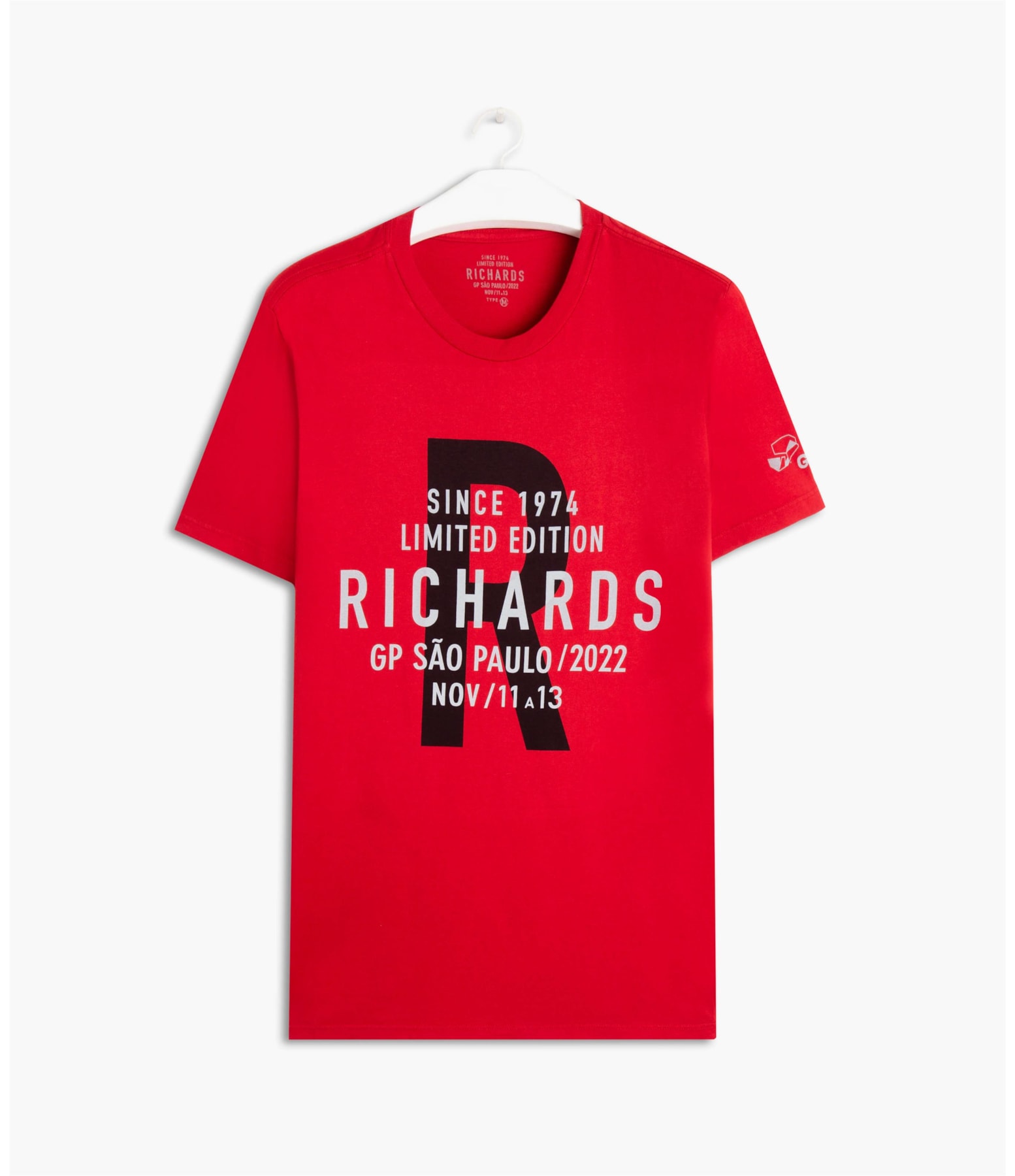 T-Shirt Rch Gp Vermelho