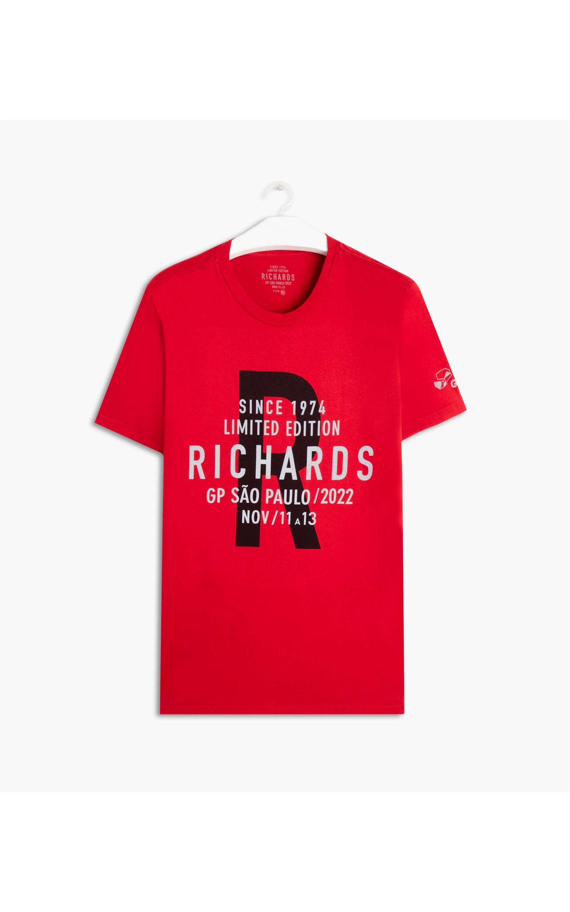 T-Shirt Rch Gp Vermelho