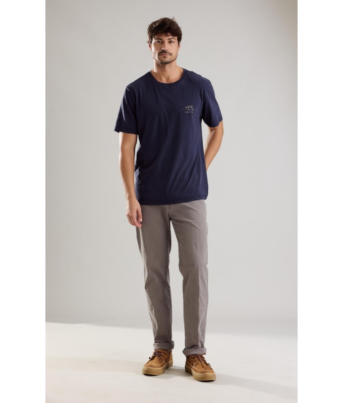 T-Shirt Rch Stencil Zebrinha Marinho