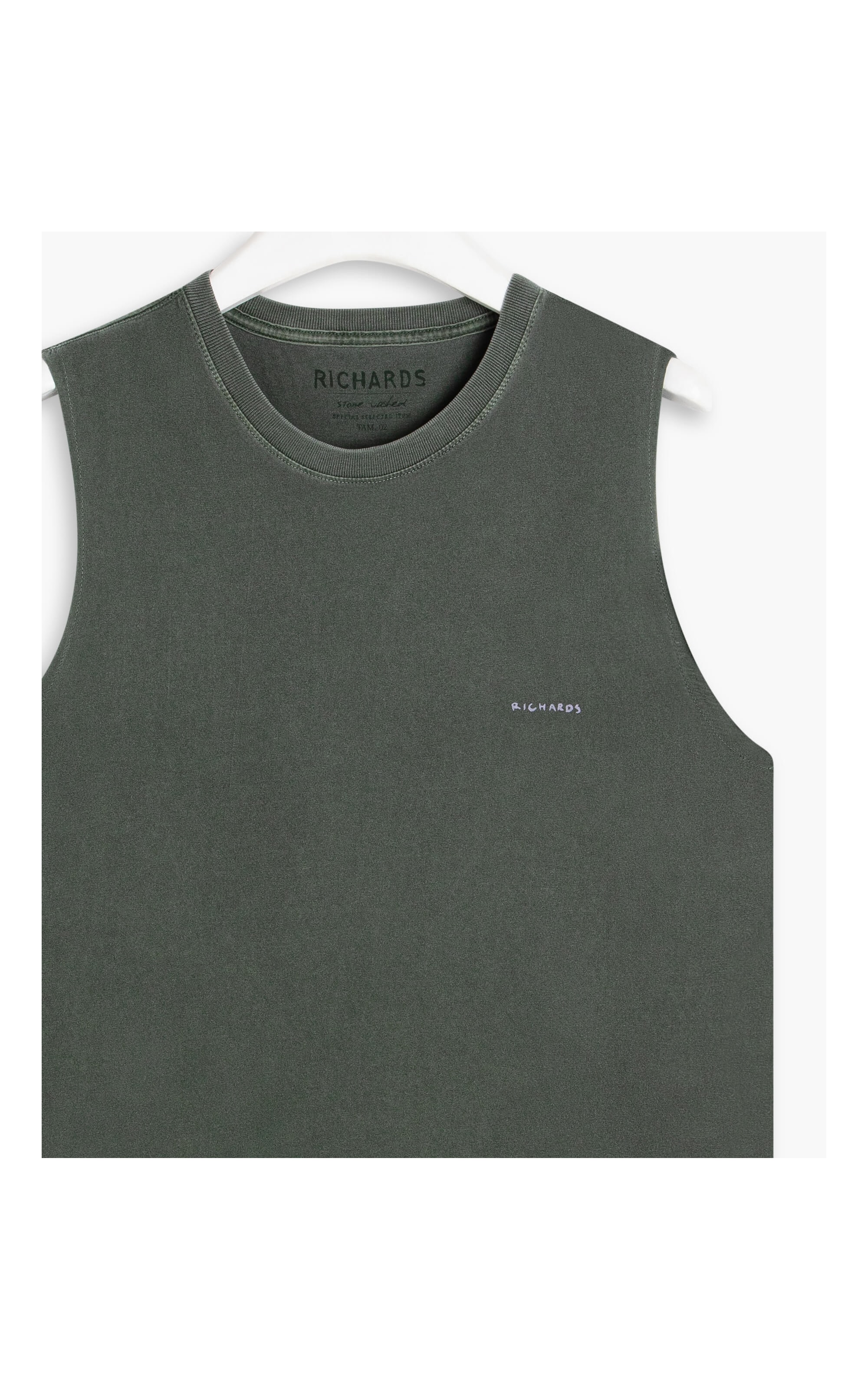 T-Shirt Regata Mm Washed Aqu Verde Escuro
