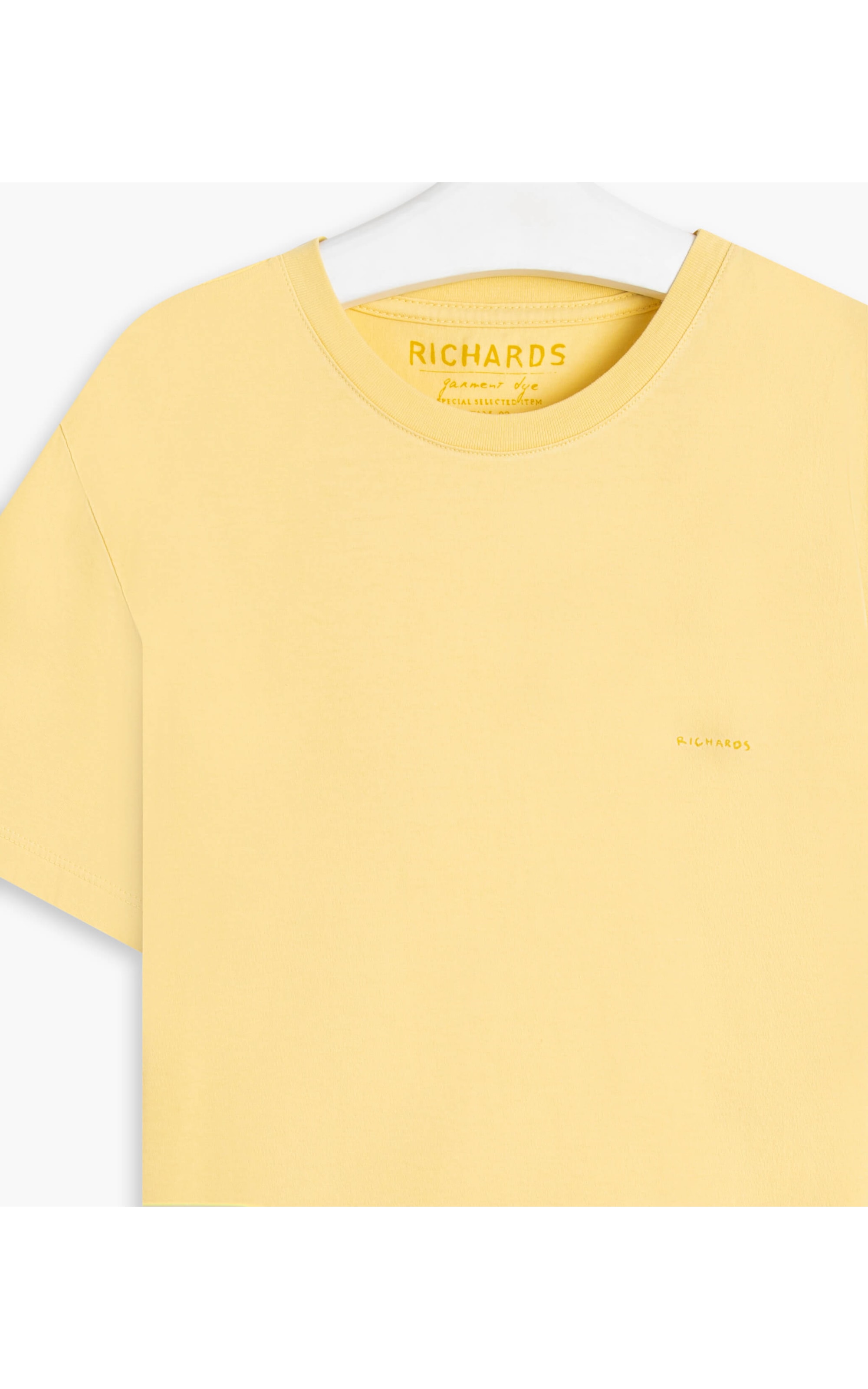 T-Shirt Richards Aquarela Mc Amarelo Claro