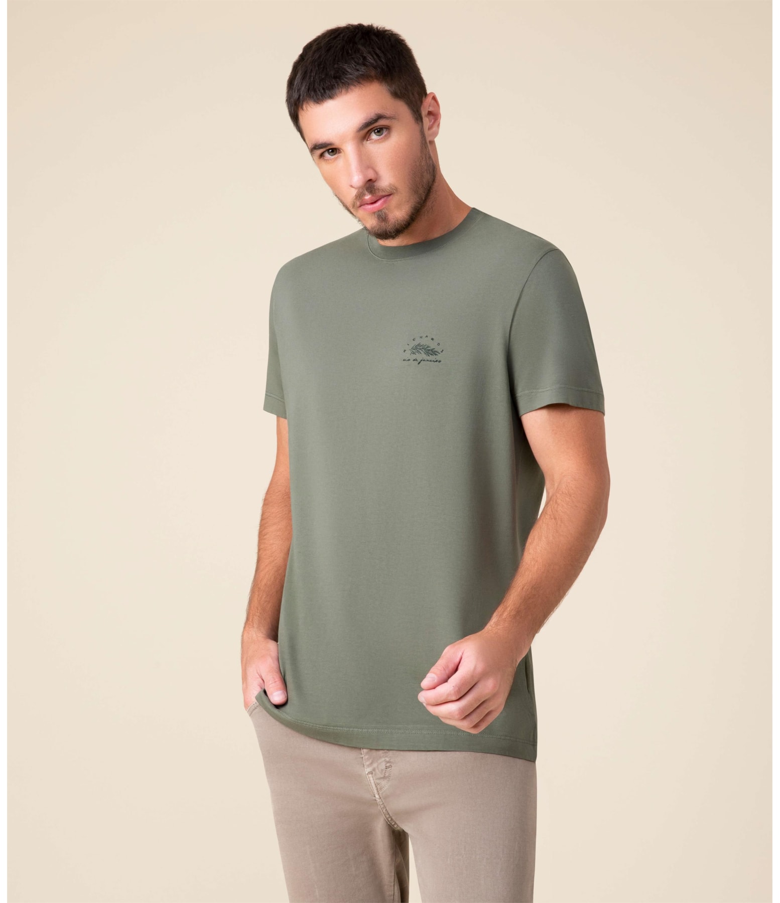T-Shirt Richards Basic Rio Verde Militar