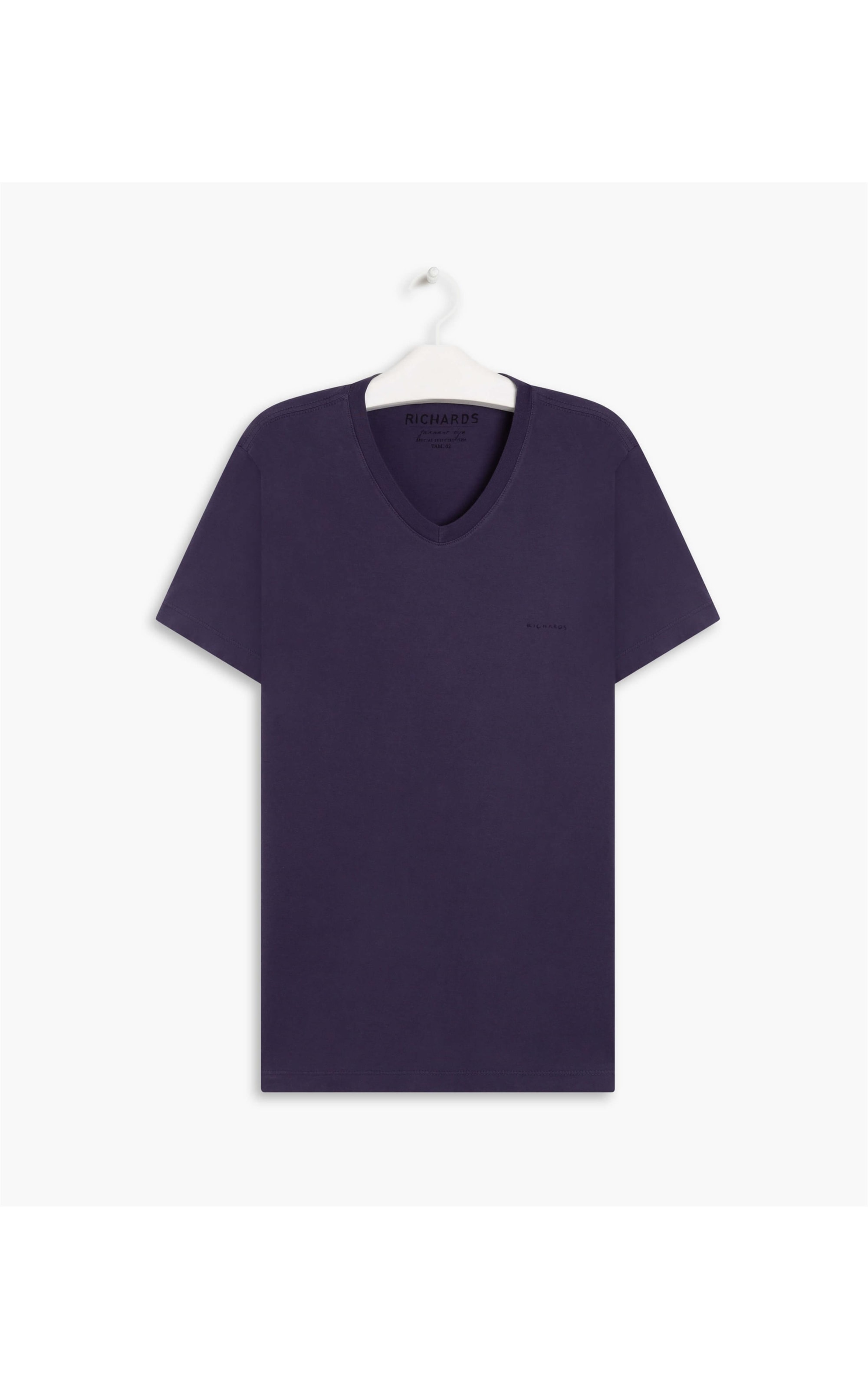 T-Shirt Richards Decote v Mc Old Purple