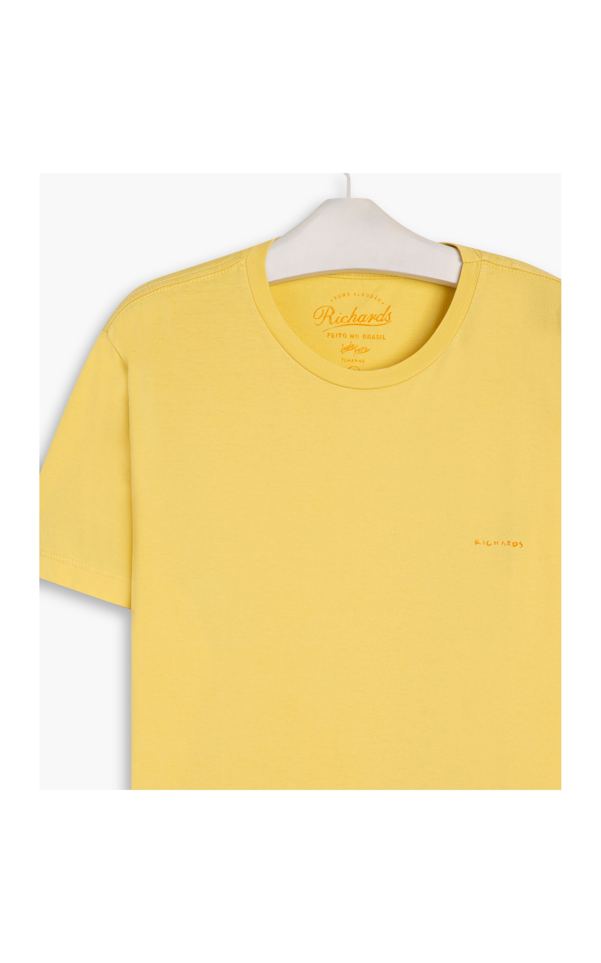 T-Shirt Richards Mc Amarelo Claro