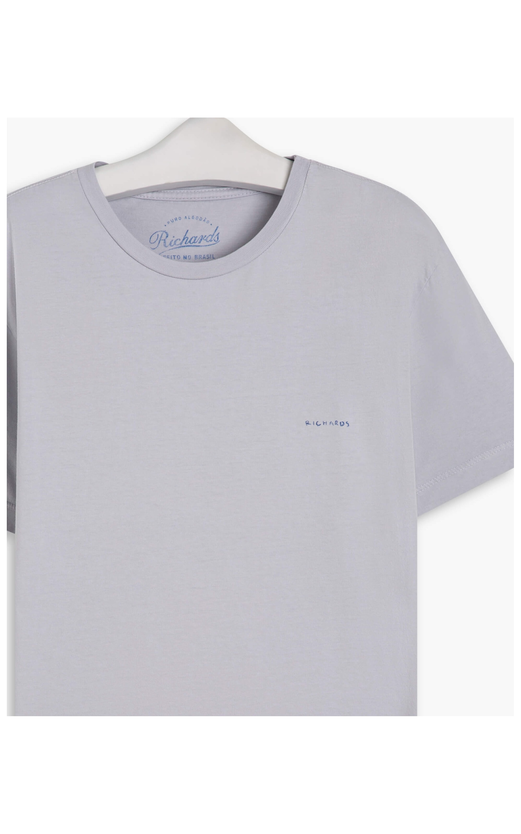 T-Shirt Richards Mc Cinza Claro