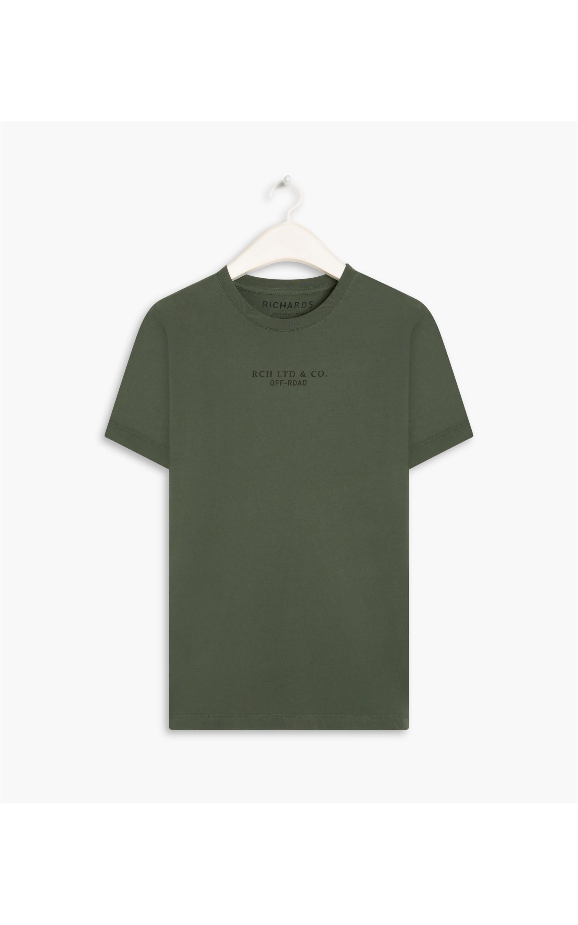 T-Shirt Richards Off Road Mc Verde Army