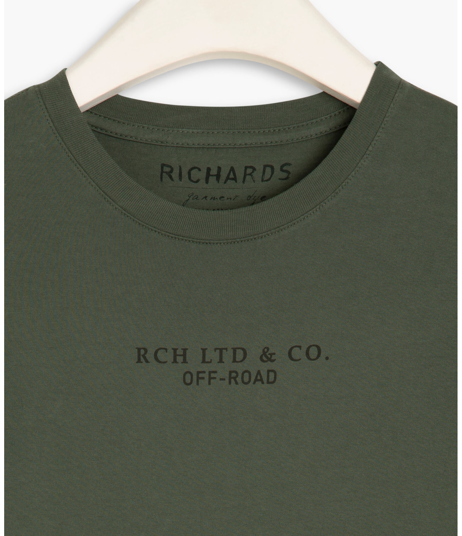 T-Shirt Richards Off Road Mc Verde Army