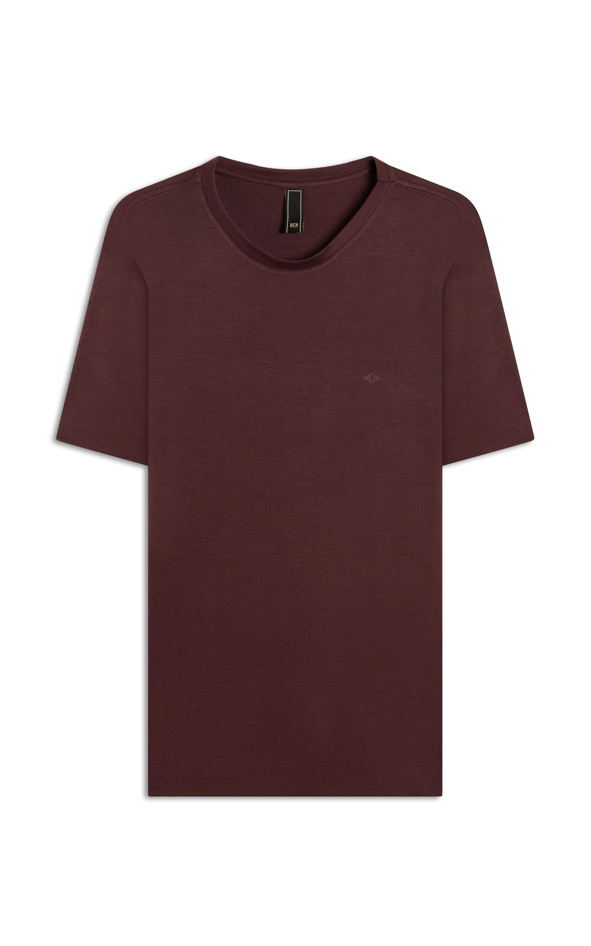 T-Shirt Rocket Modal Mc Basic Fit Bordeaux
