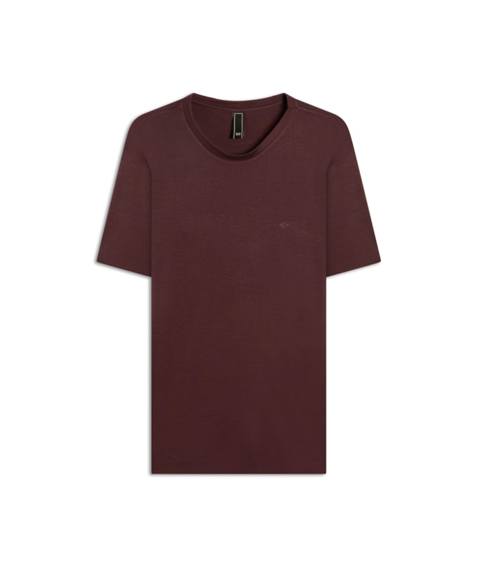 T-Shirt Rocket Modal Mc Basic Fit Bordeaux