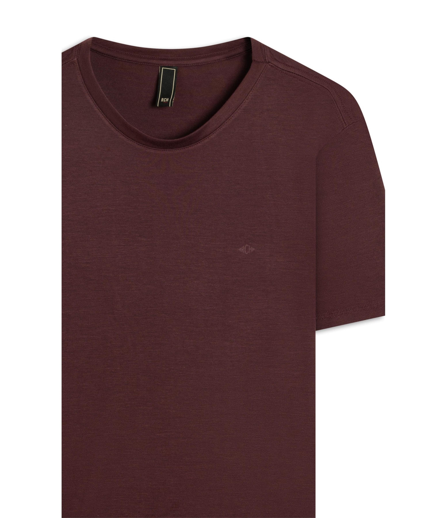 T-Shirt Rocket Modal Mc Basic Fit Bordeaux