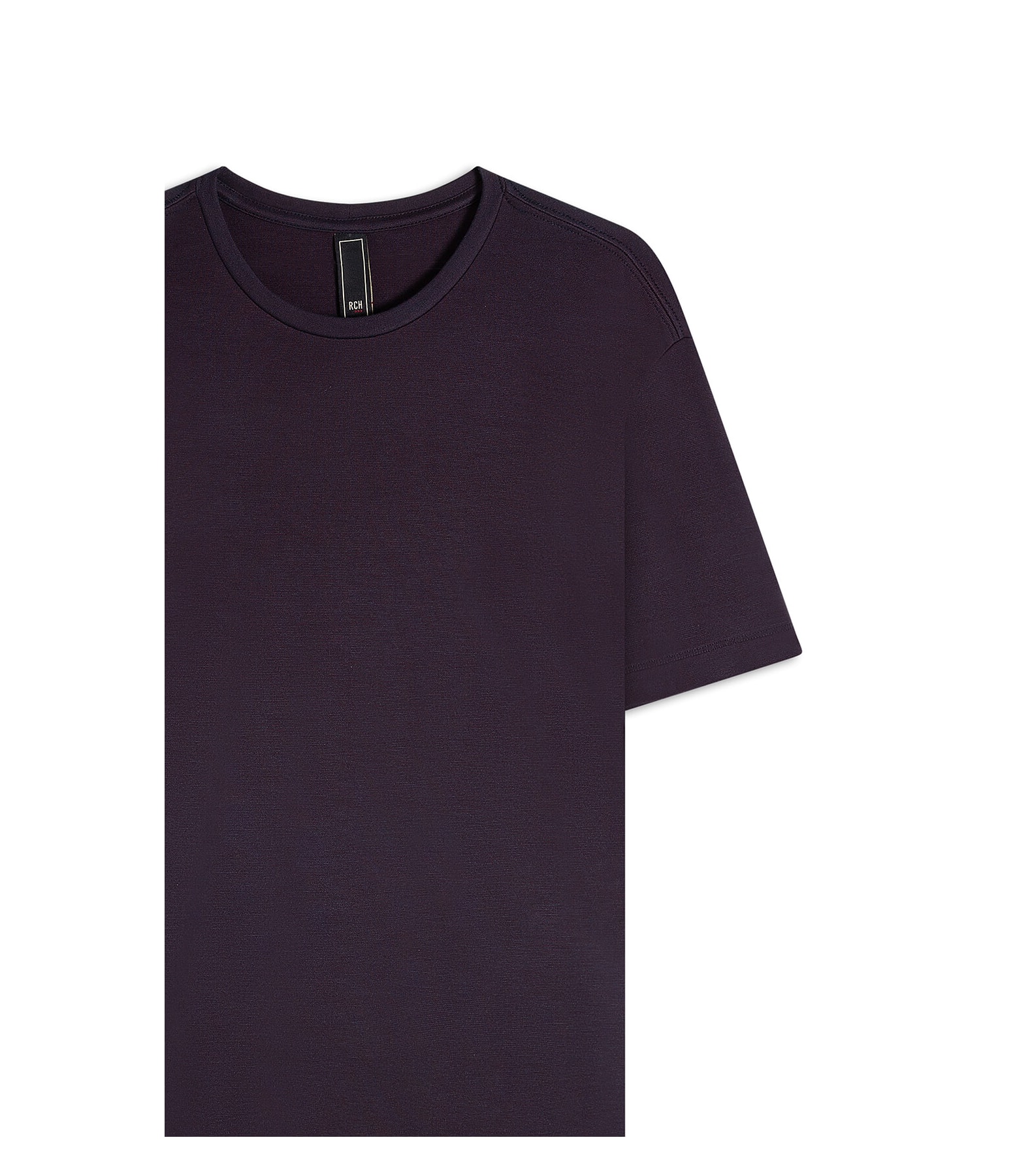 T-Shirt Rocket Modal Mc Basic Fit Dark Wine