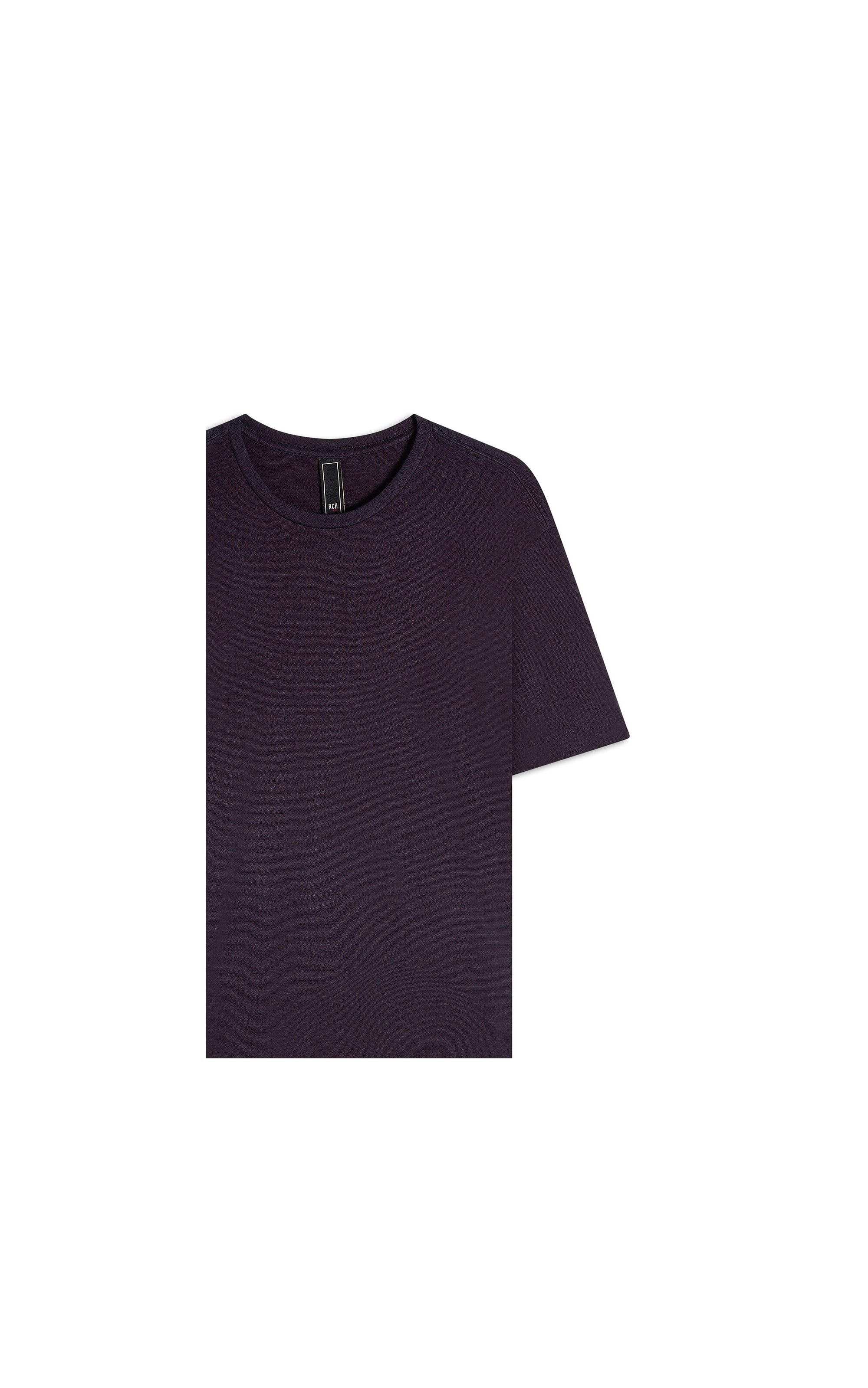 T-Shirt Rocket Modal Mc Basic Fit Dark Wine