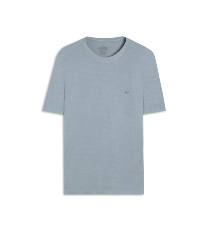 T-Shirt Rocket Modal Mc Bf Azul Seco