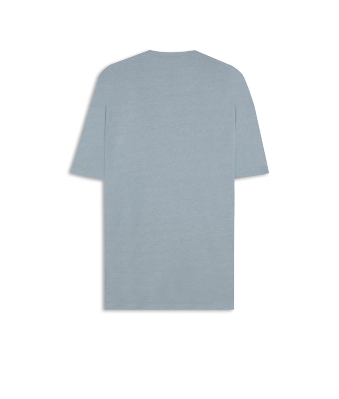 T-Shirt Rocket Modal Mc Bf Azul Seco