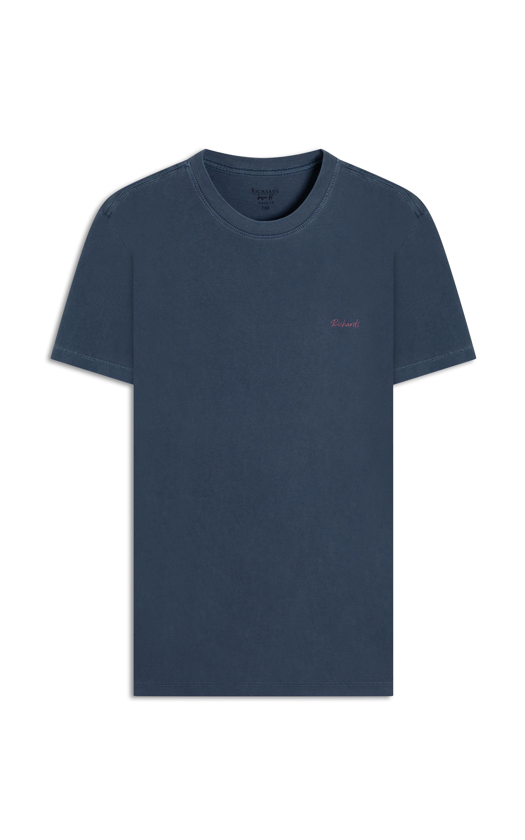 T-Shirt Rota Dos Ventos Washed Mc Bf Dark Blue