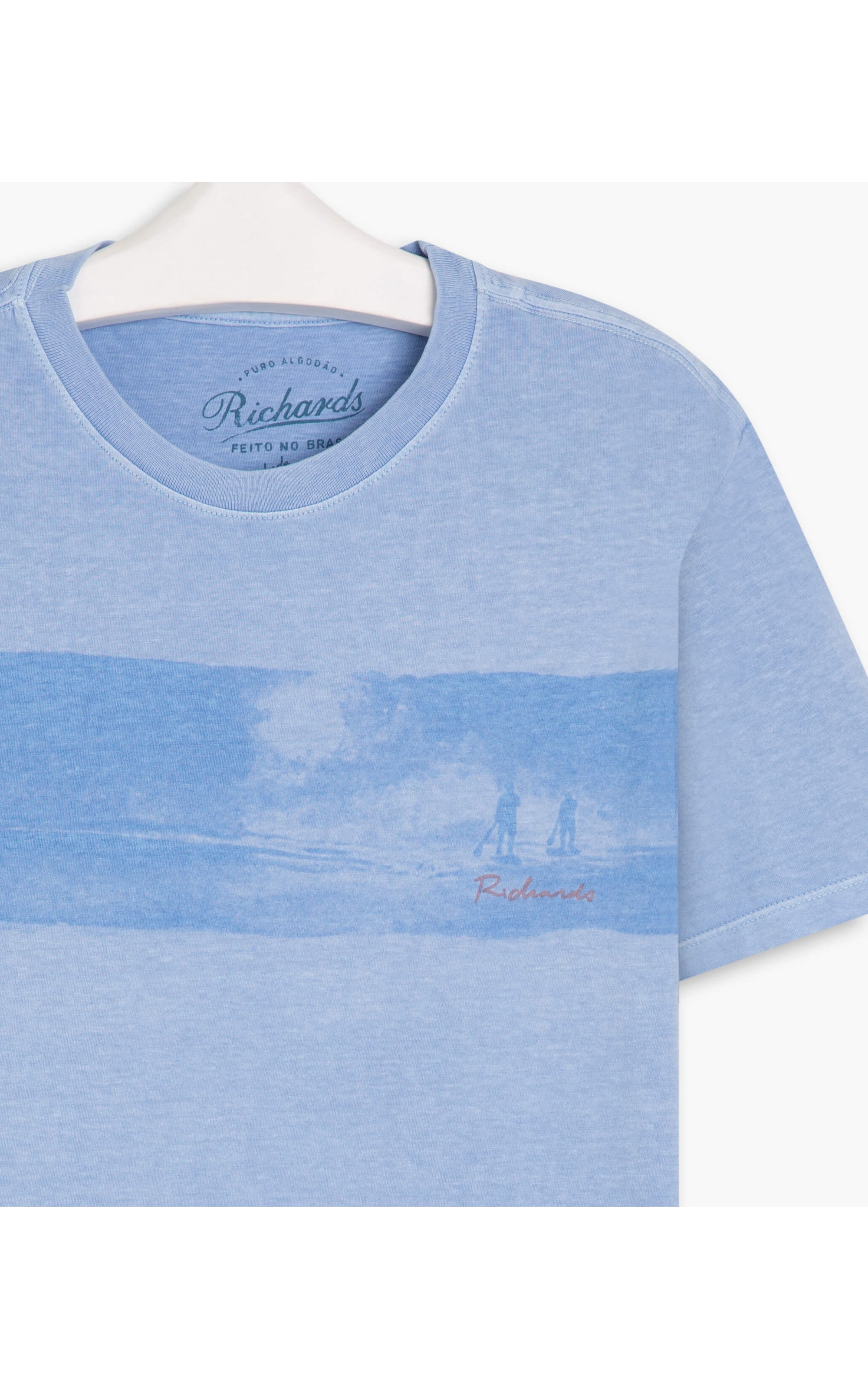 T-Shirt Rowing Surf Azul Claro