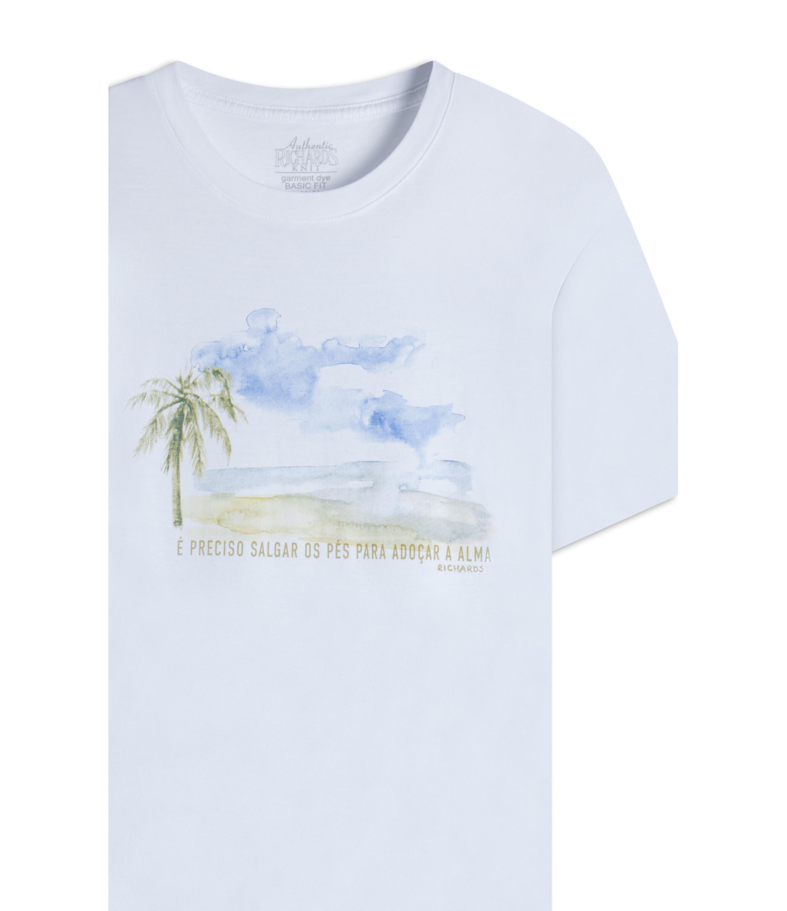 T-Shirt Salgar Os Pés Gd Mc Bf Branco