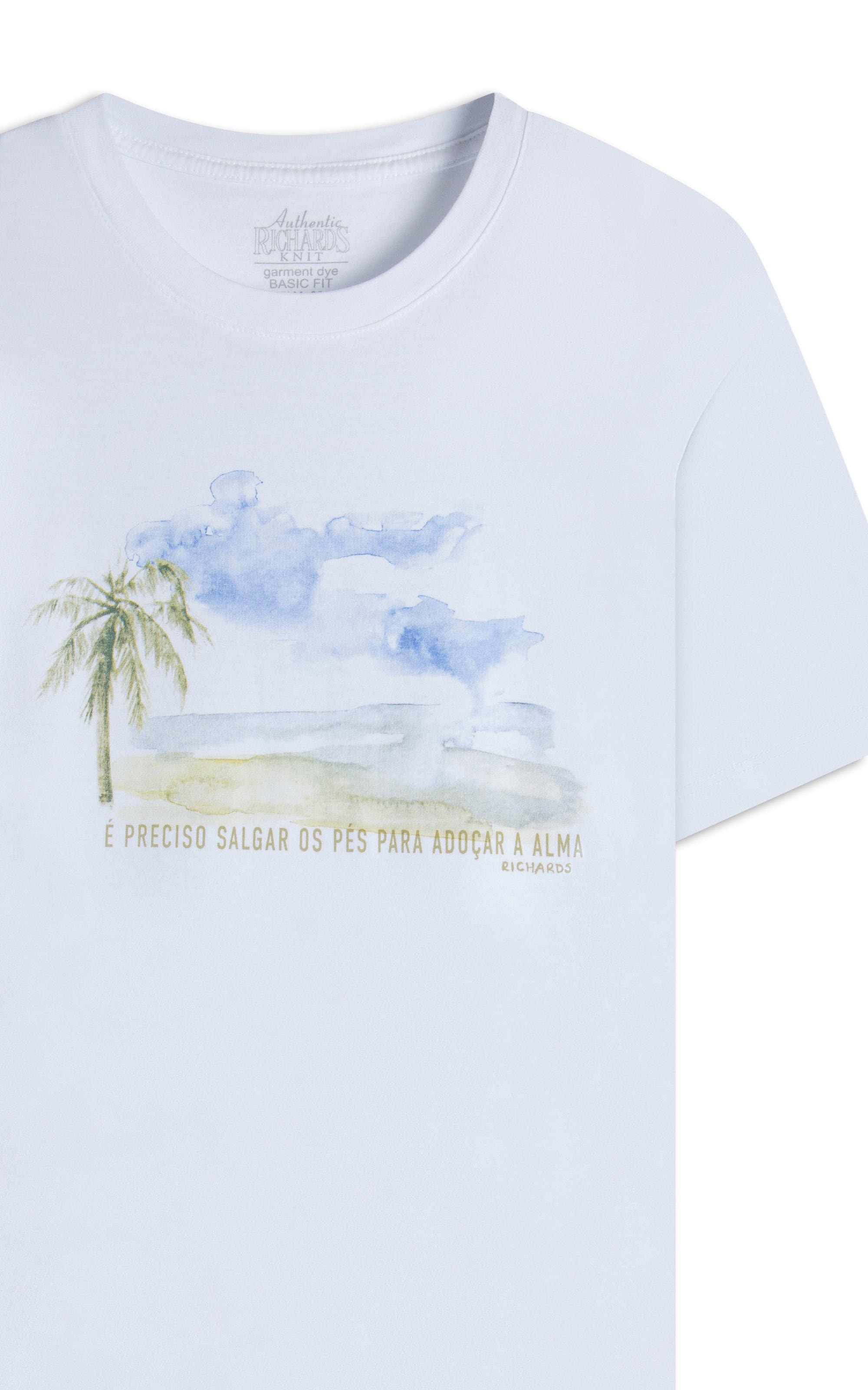 T-Shirt Salgar Os Pés Gd Mc Bf Branco