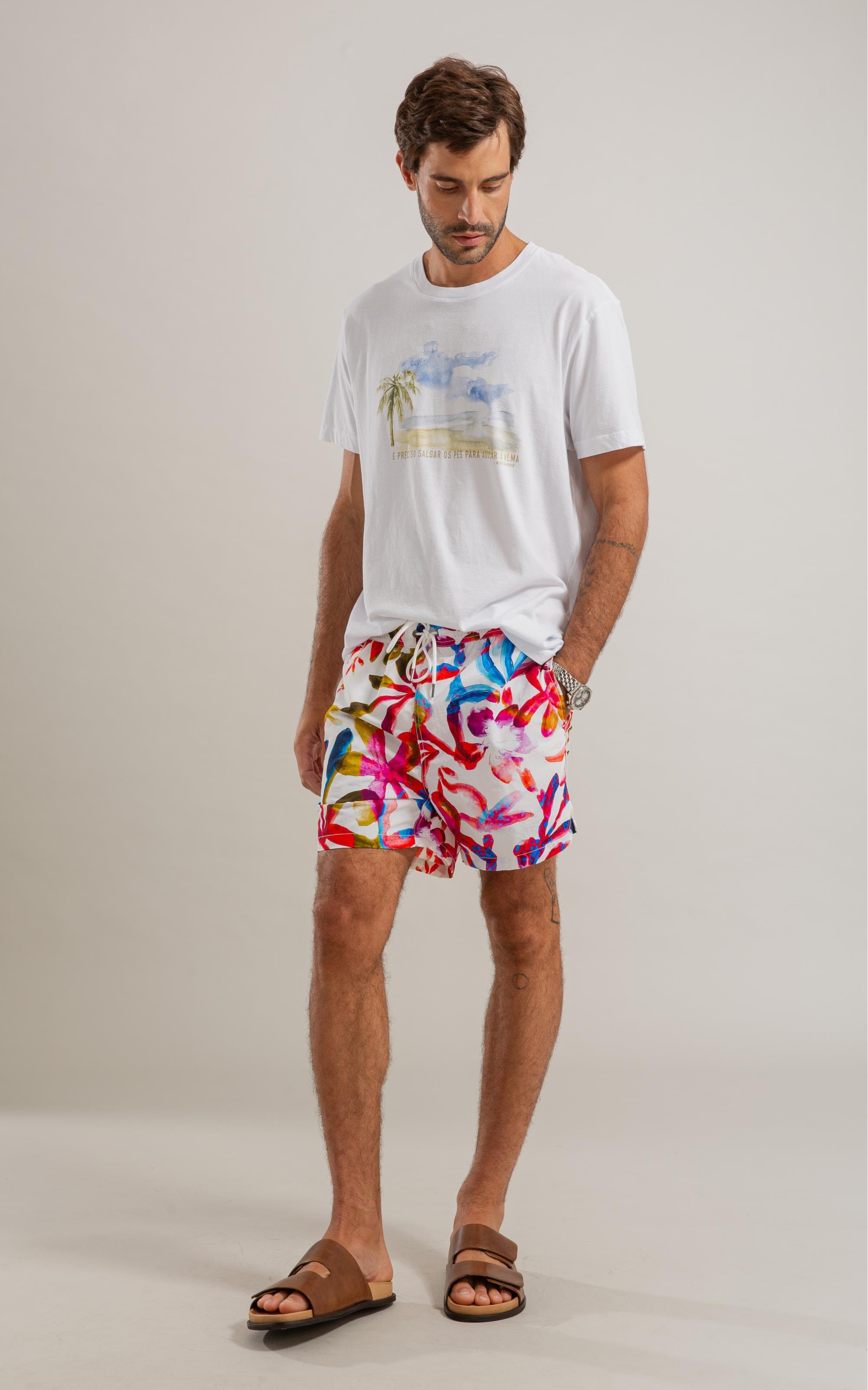 T-Shirt Salgar Os Pés Gd Mc Bf Branco