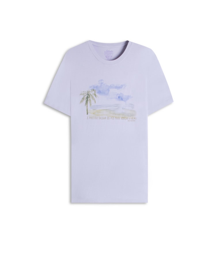 T-Shirt Salgar Os Pés Gd Mc Bf Lavanda