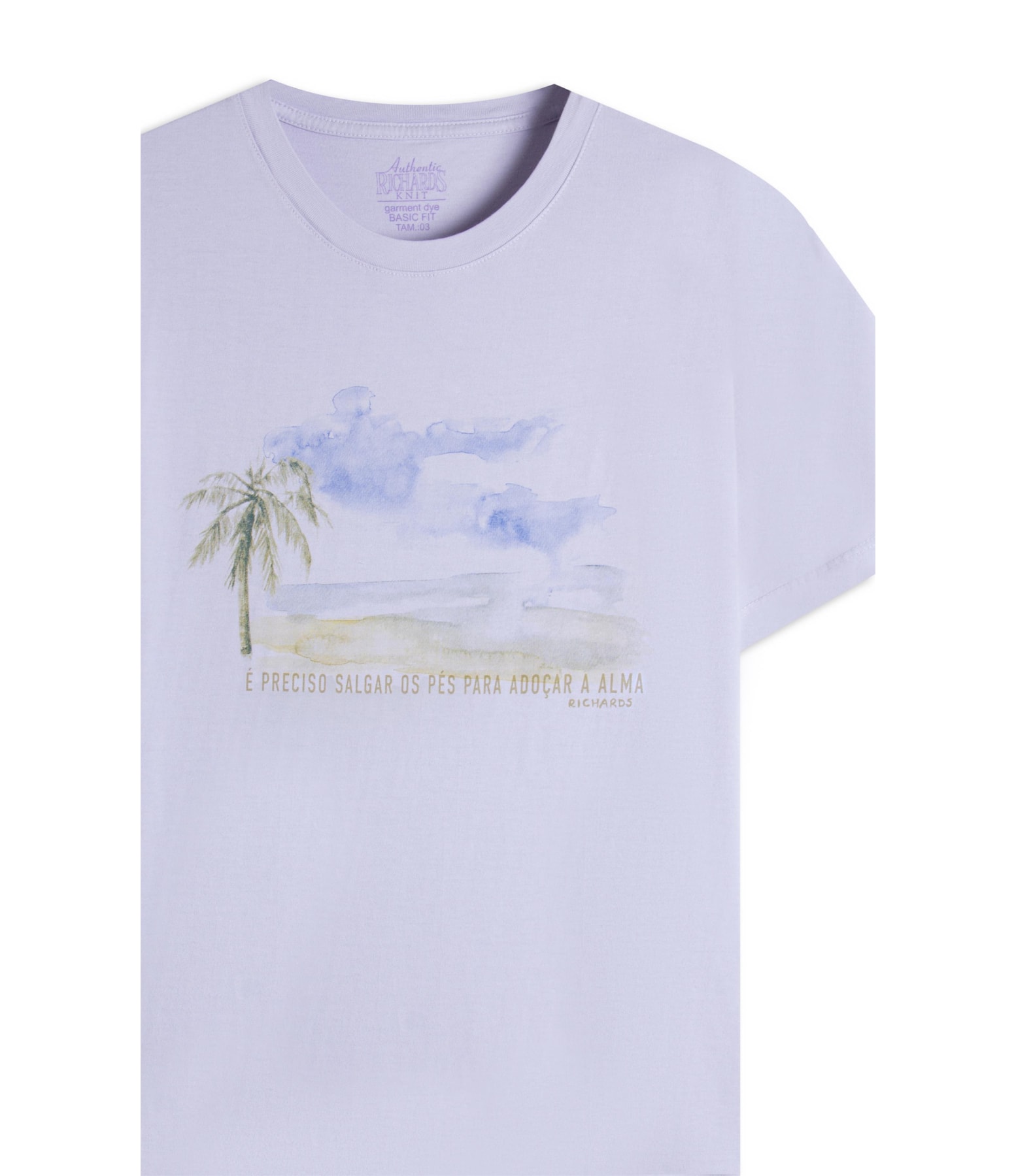 T-Shirt Salgar Os Pés Gd Mc Bf Lavanda