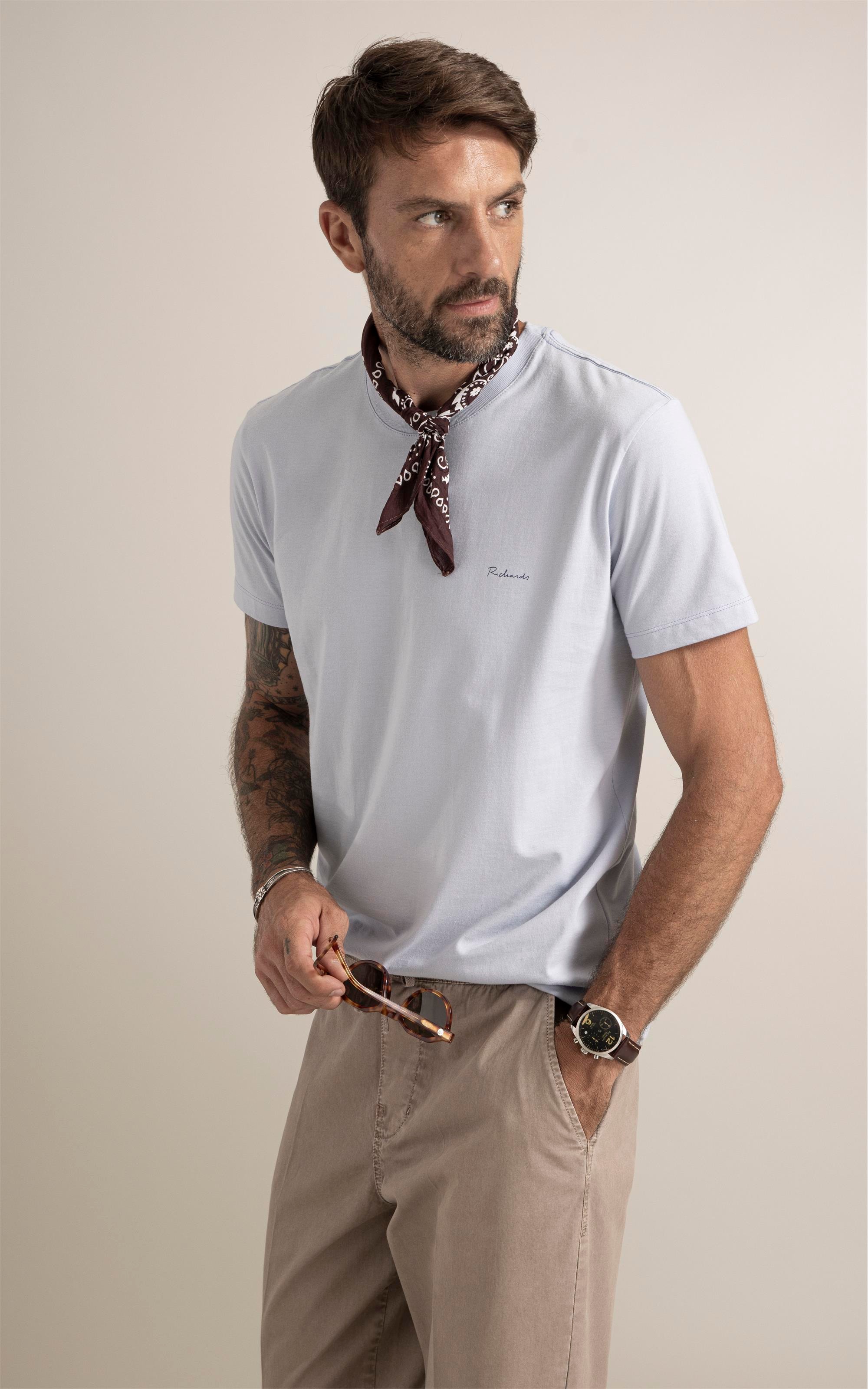 T-Shirt Sardinhas Azul Claro