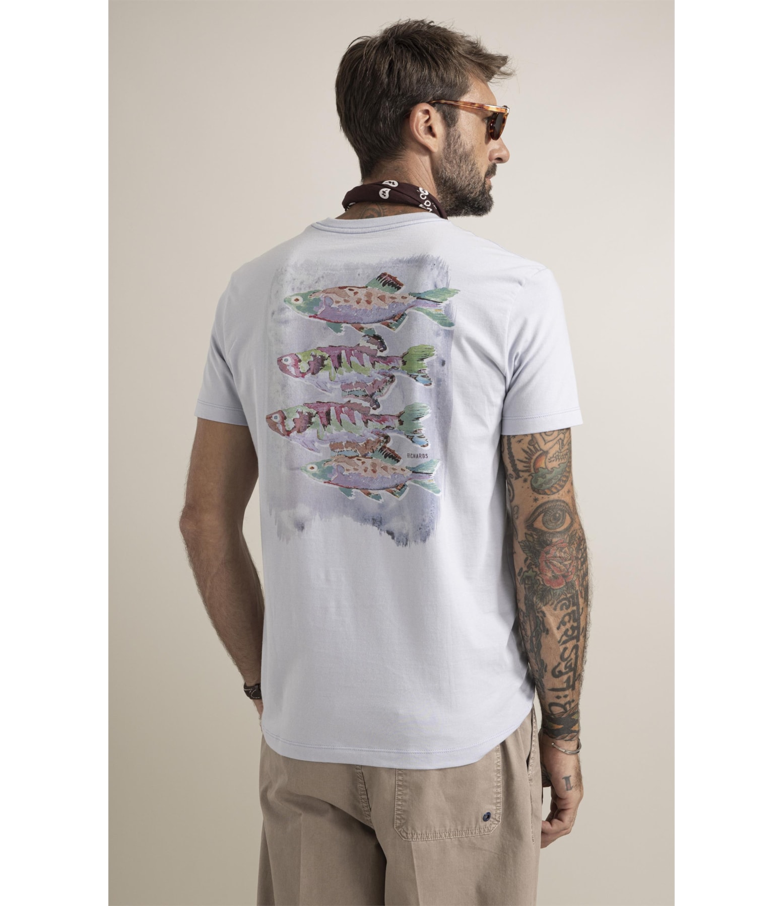 T-Shirt   Sardinhas Azul Claro