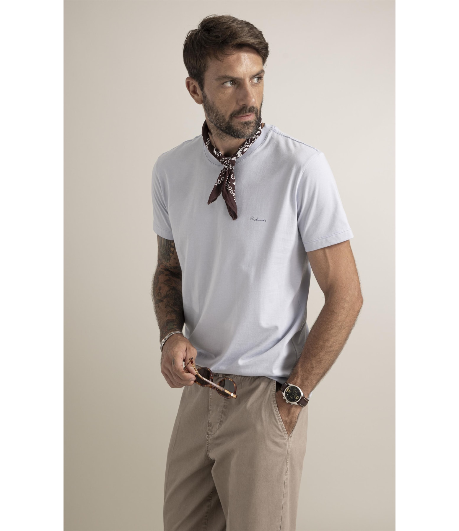 T-Shirt   Sardinhas Azul Claro