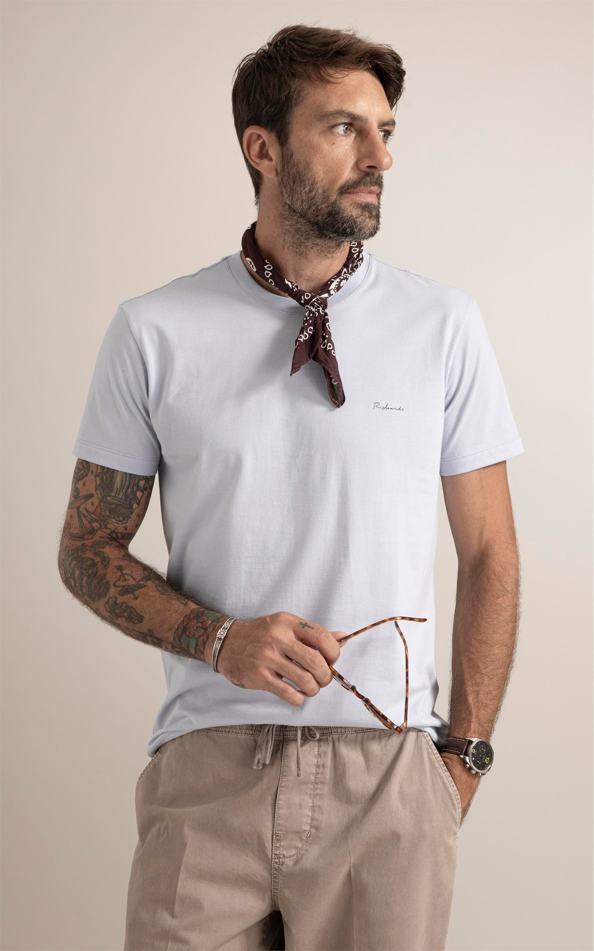 T-Shirt Sardinhas Azul Claro