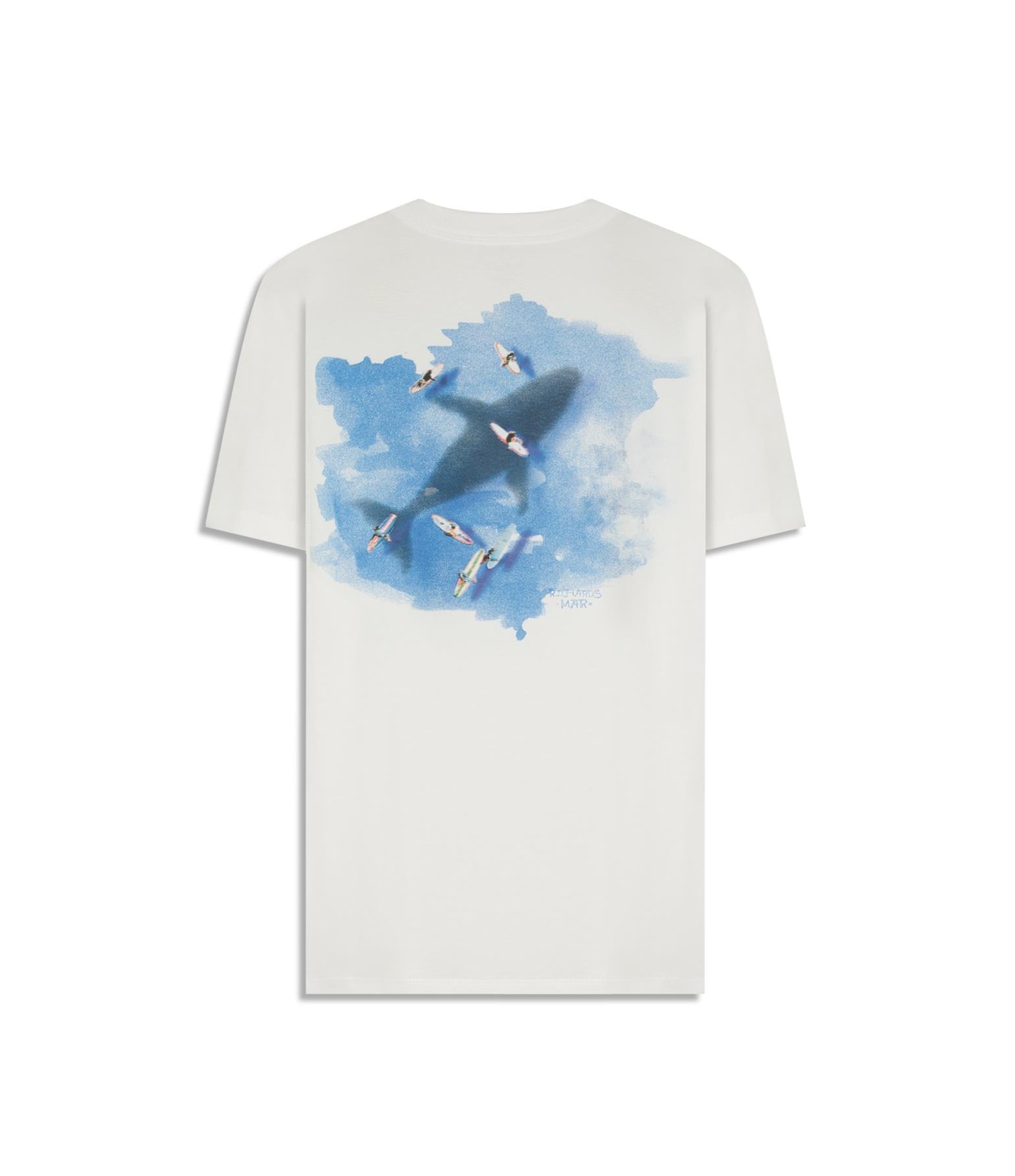 T-Shirt Shadow Whale Mc Bf Branco